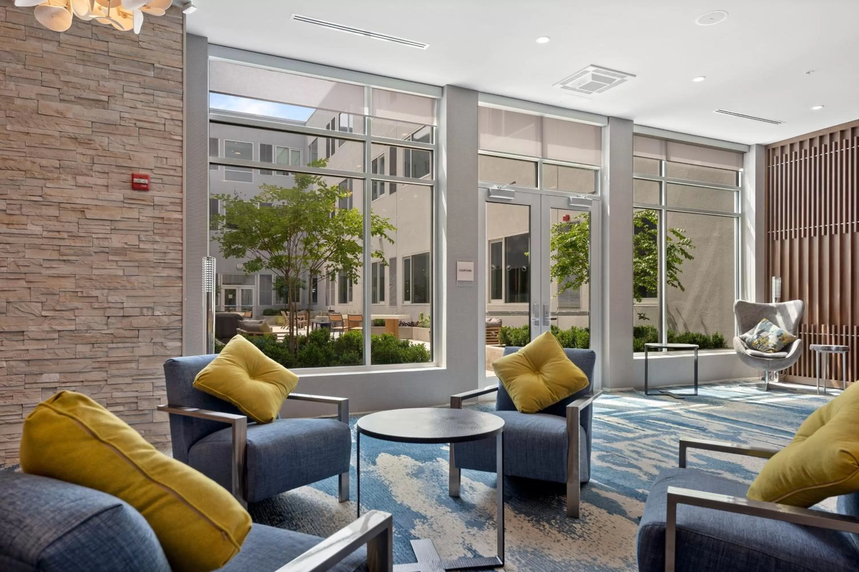 Lobby or reception in Element Hampton Peninsula Town Center