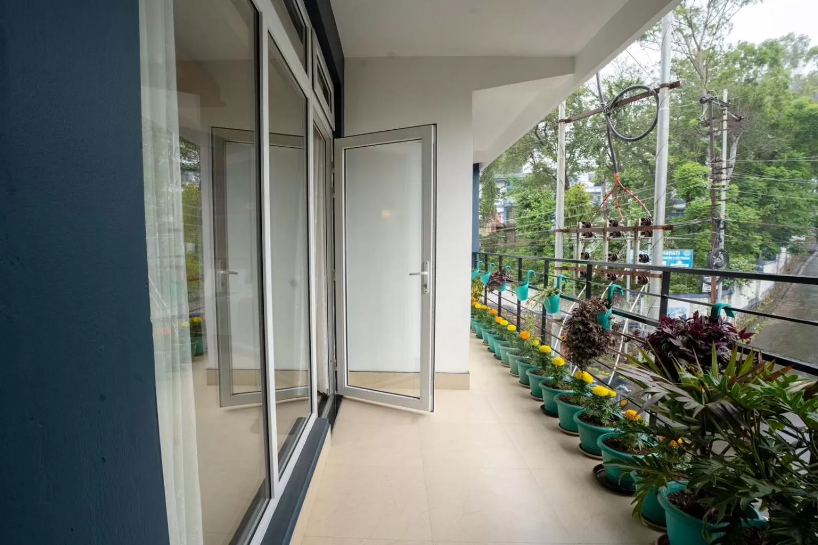 Balcony/Terrace in East Land Bed & Breakfast