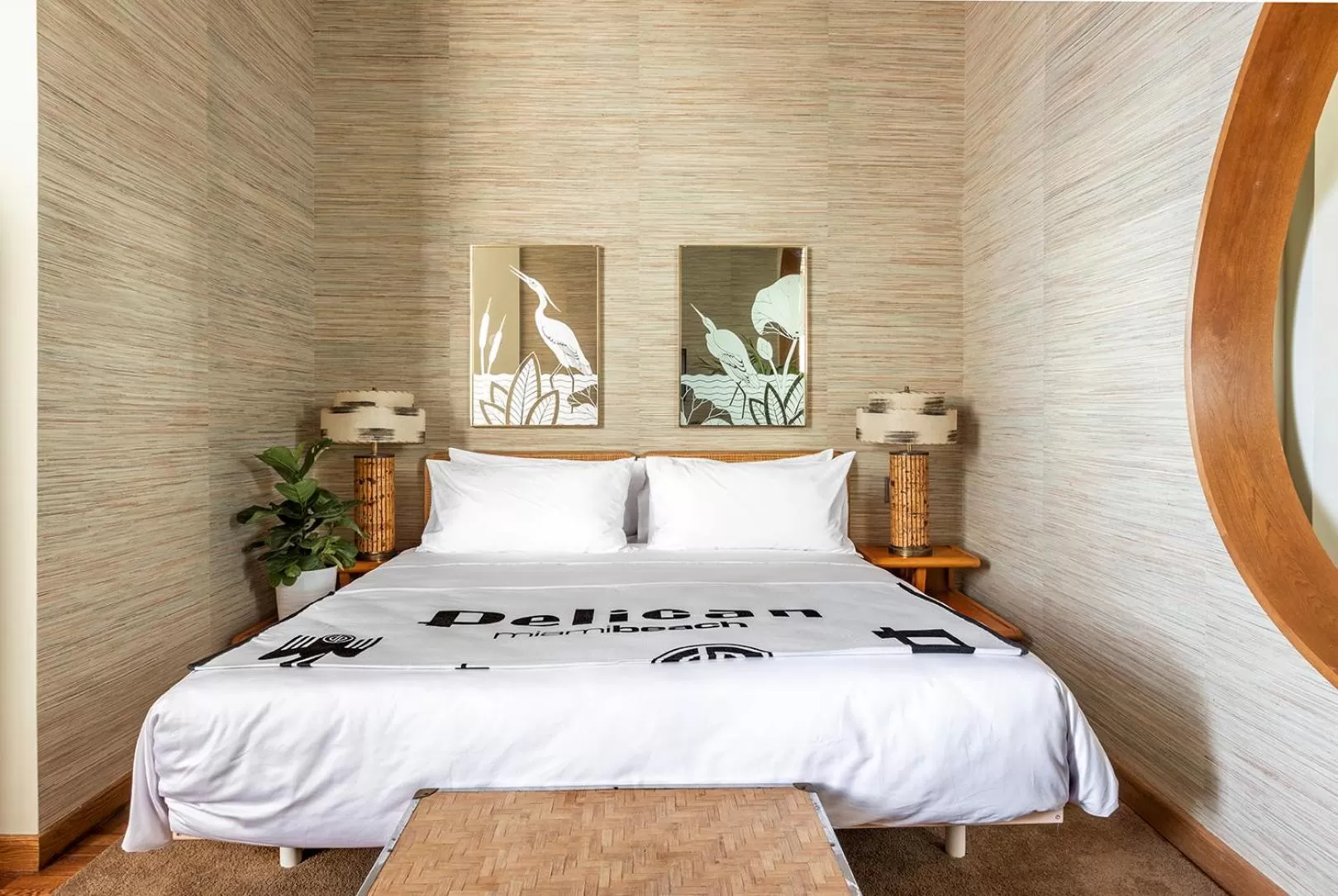 Bed in Pelican Hotel