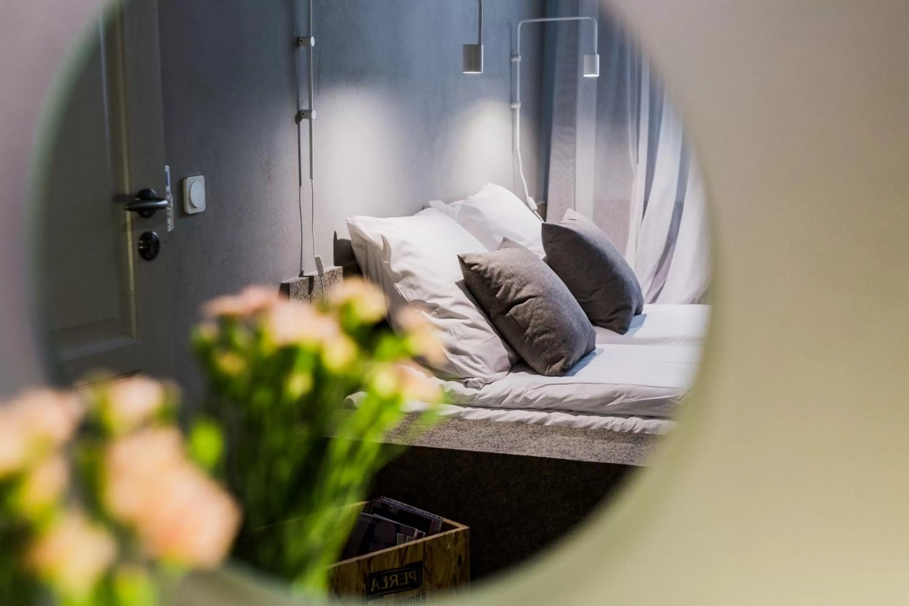 Bed in Apartamenty Browar Perła - Perła Brewery Apartments