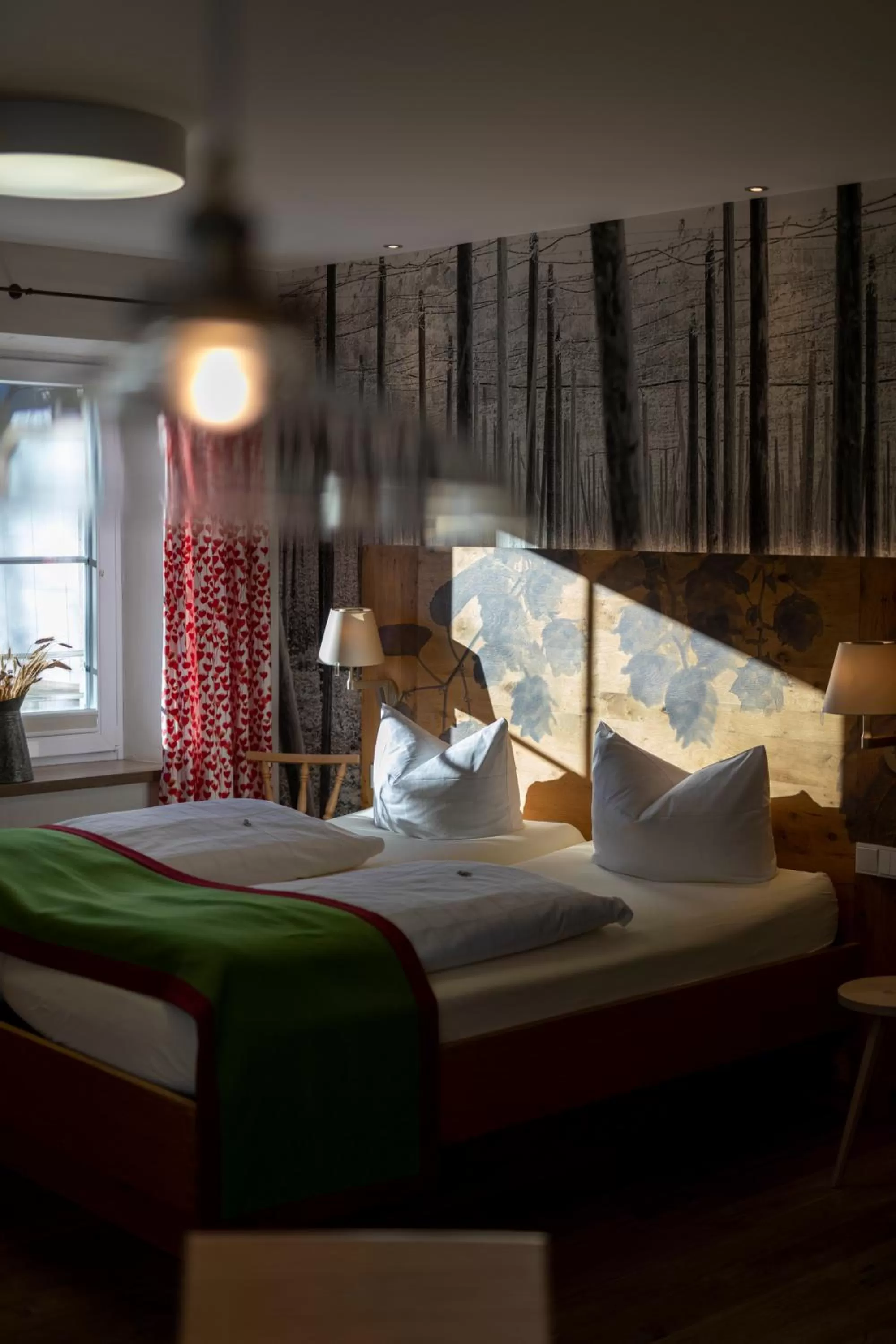 Bed in Brauereigasthof Schäffler