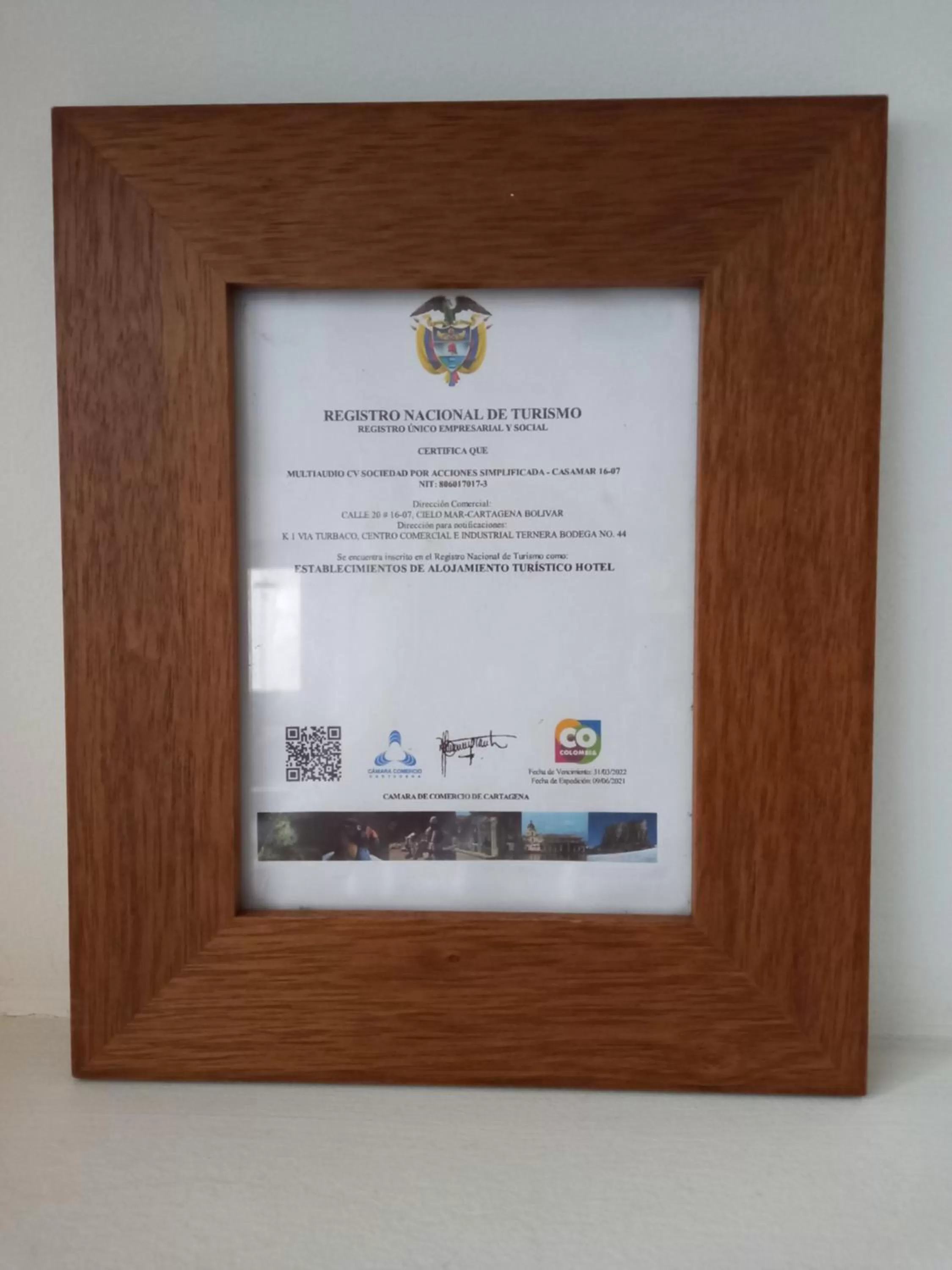 Logo/Certificate/Sign in Hotel Boutique Casa Mar