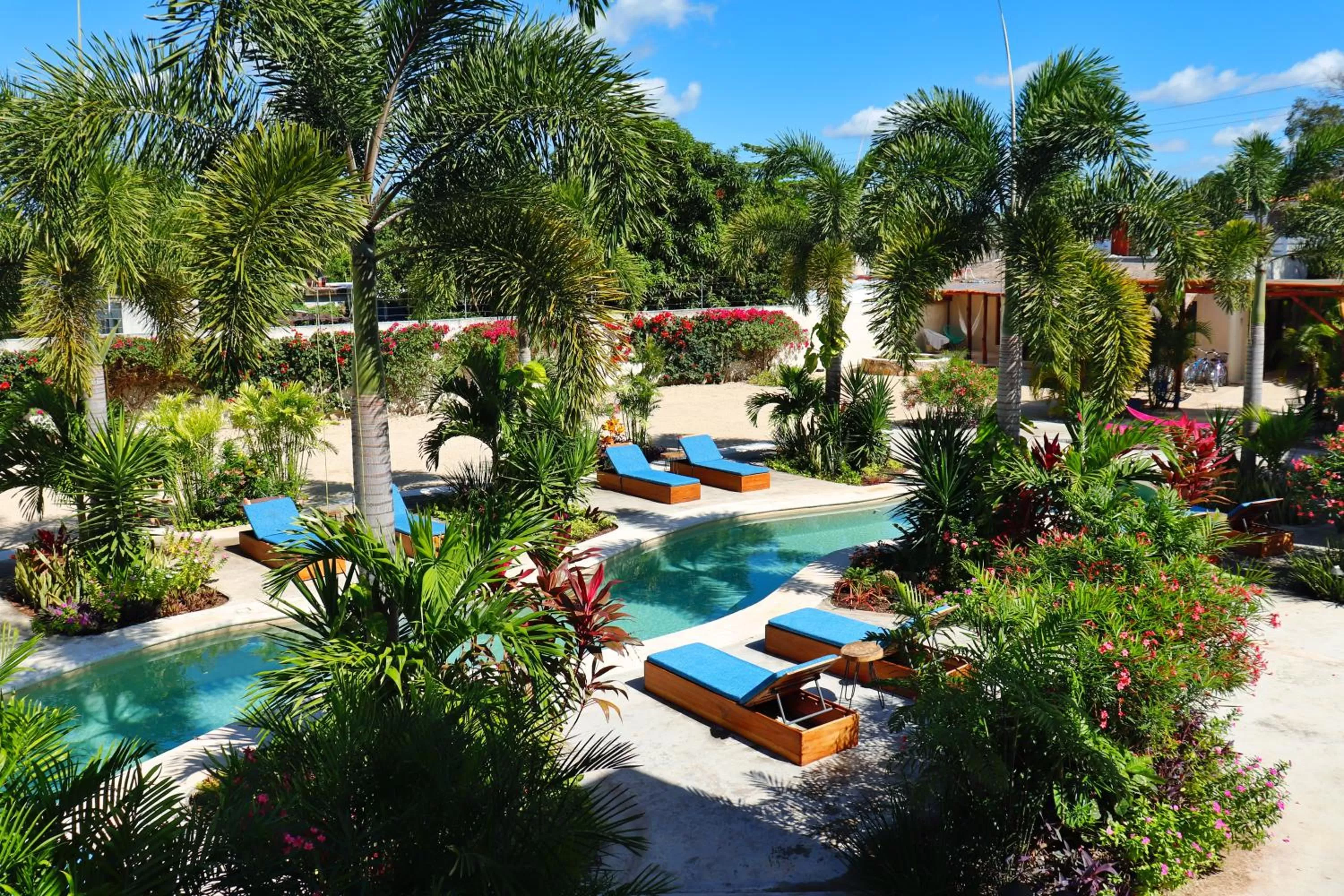 Swimming pool in Blue Palm Bacalar