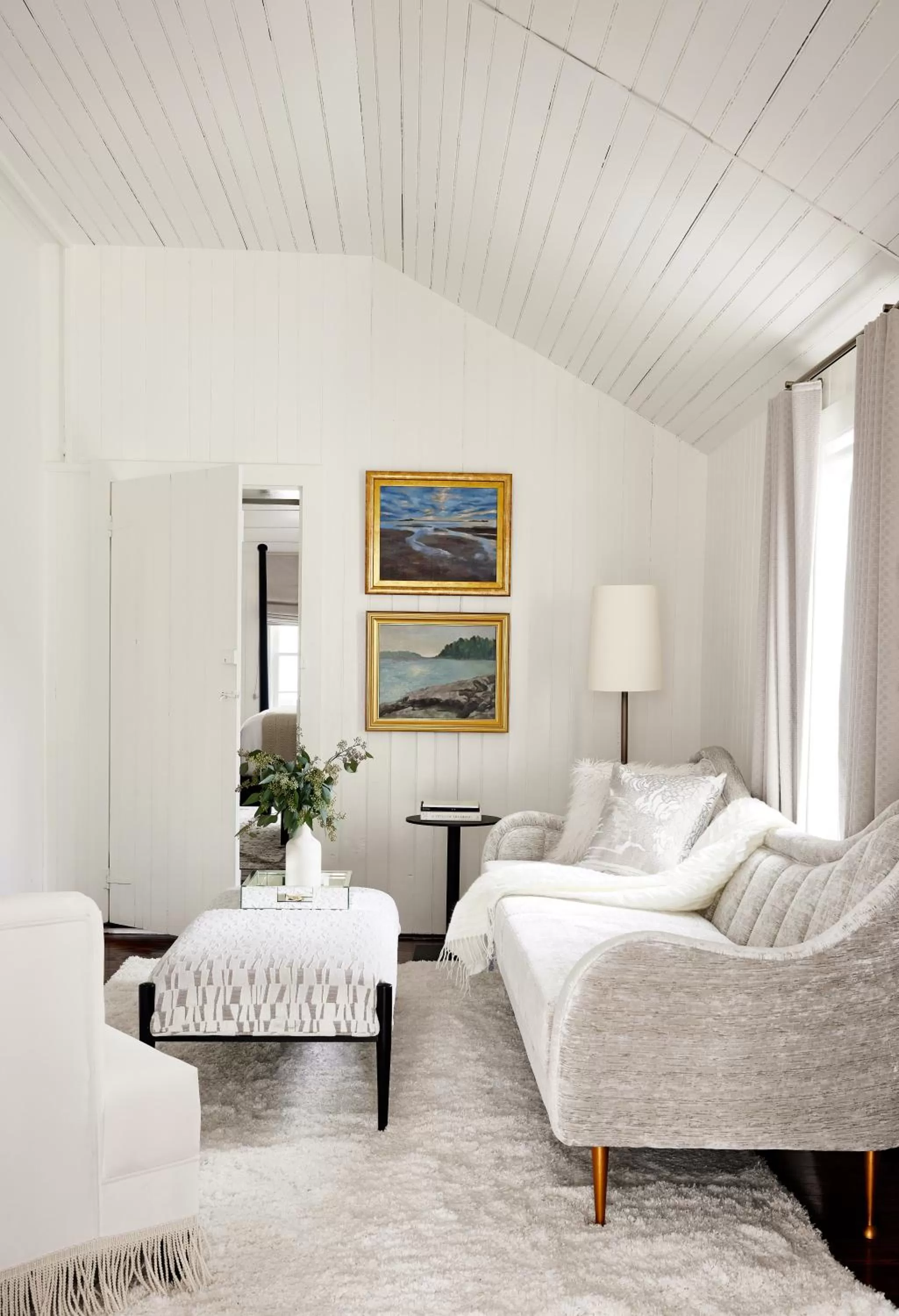 Seating area, Bed in Kennebunkport Captains Collection