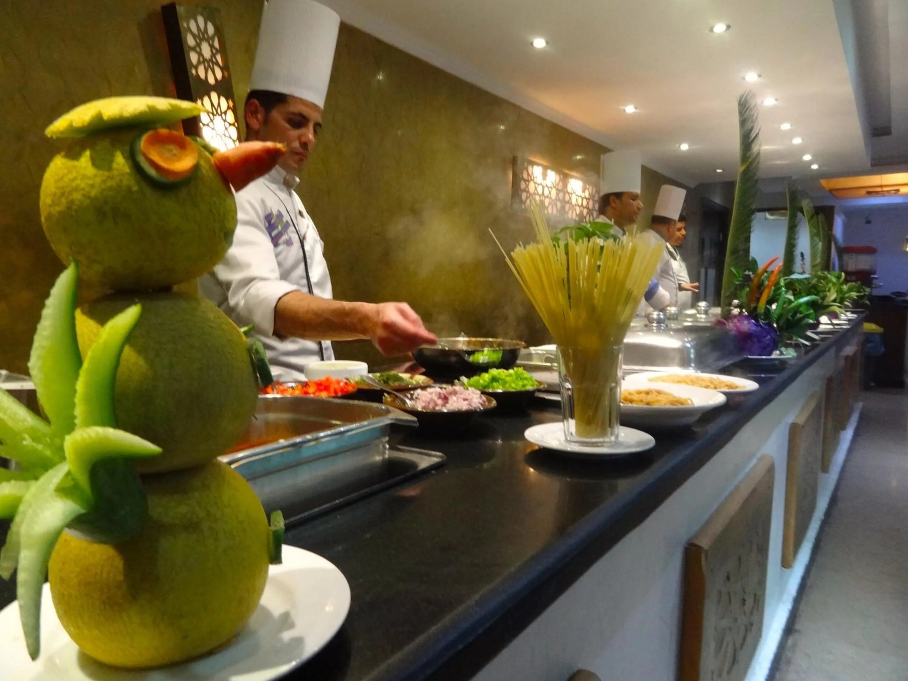 Restaurant/places to eat in Naama Blue Hotel