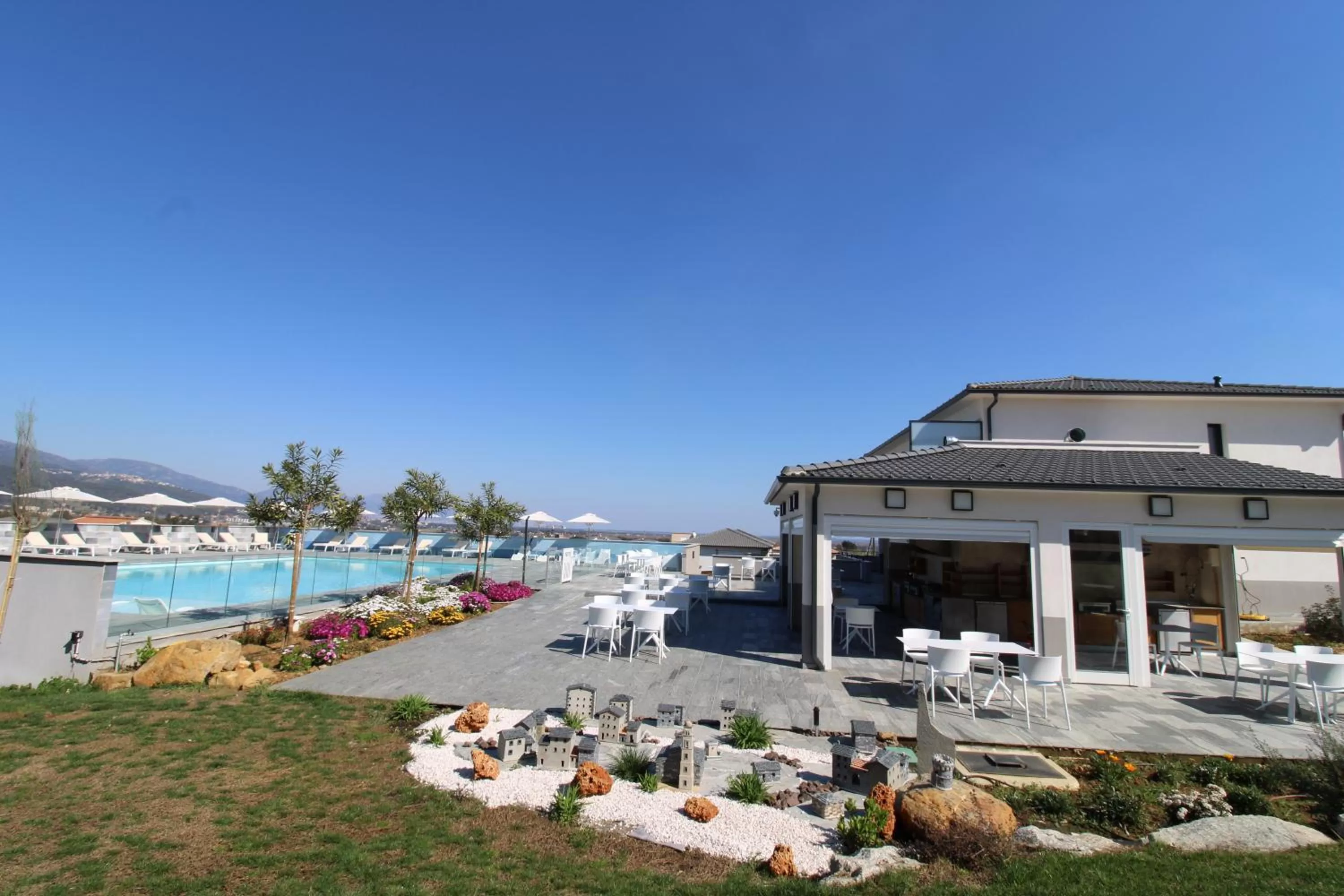 Garden in hôtel résidence a torra