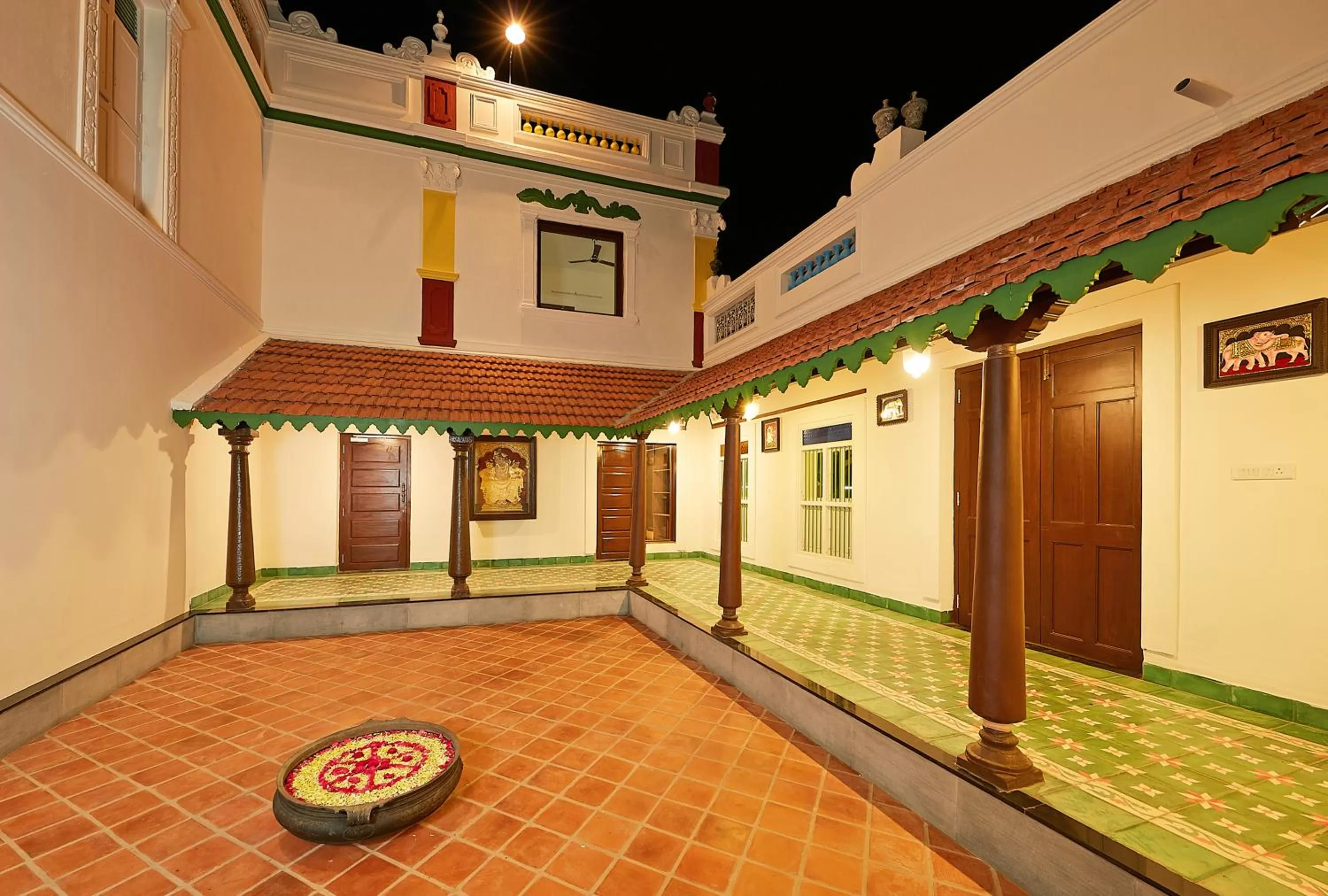 Patio in Marutham Village Resort