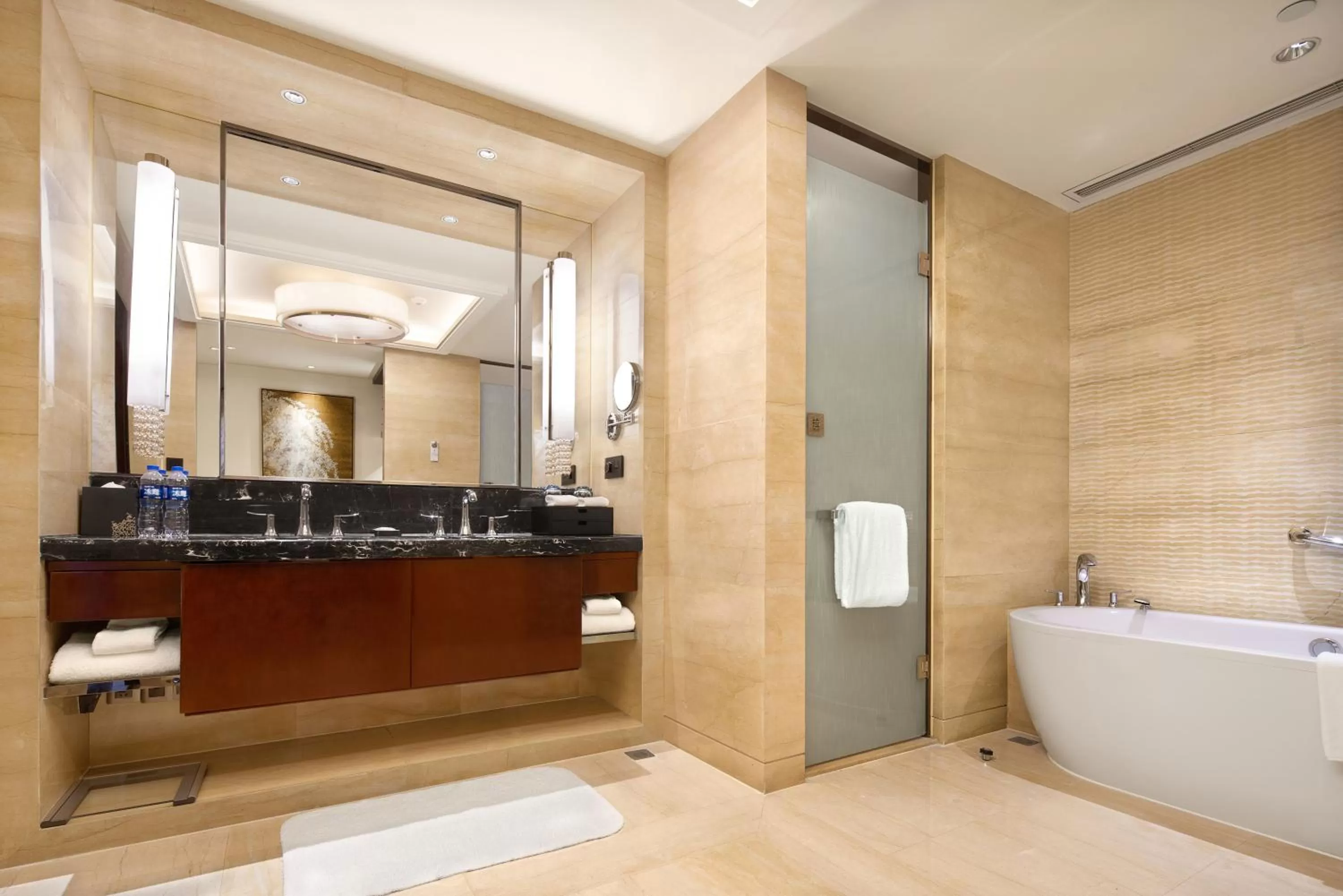 Bathroom in Crowne Plaza Chengdu Panda Garden by IHG