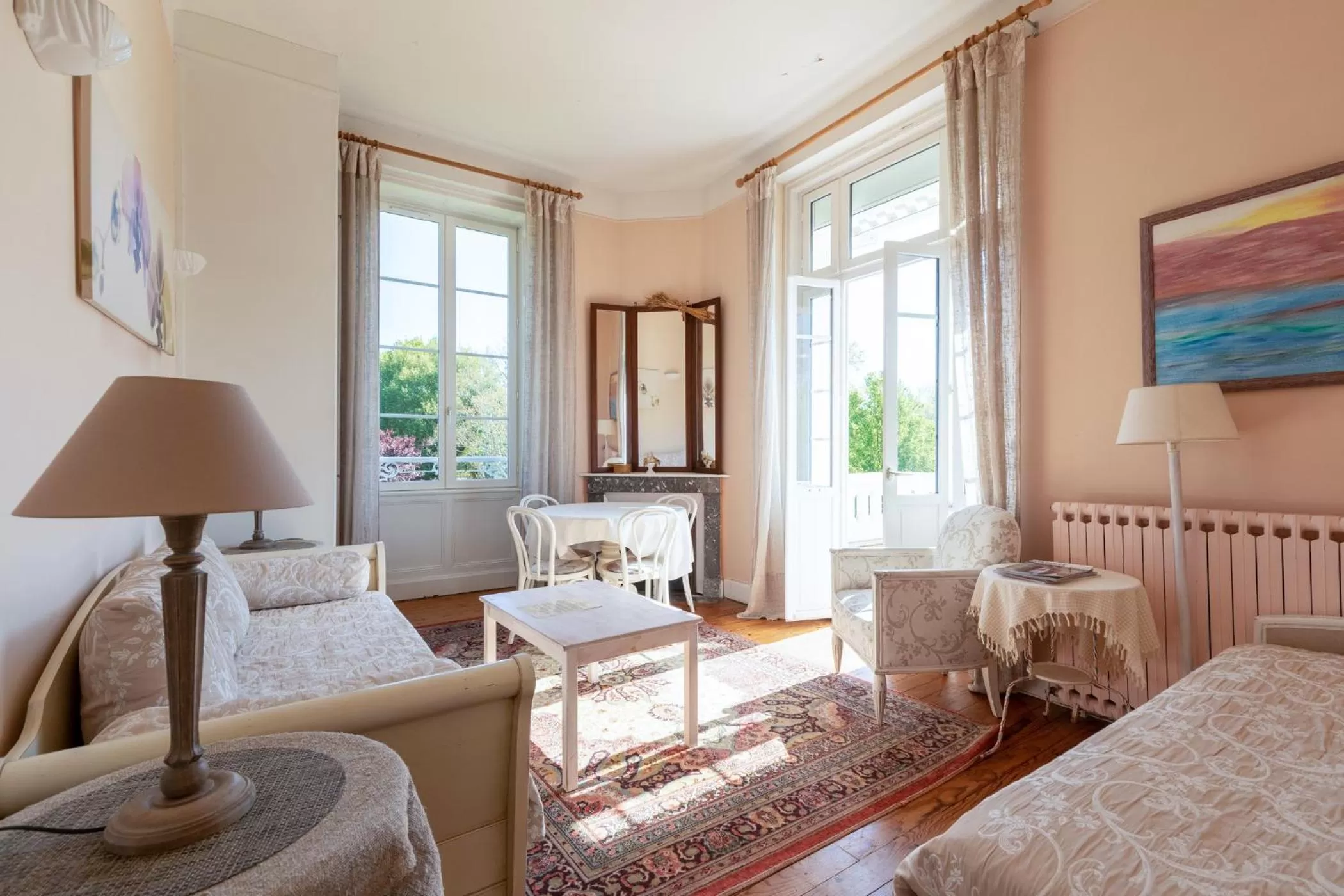 Living room in Domaine de Bassilour