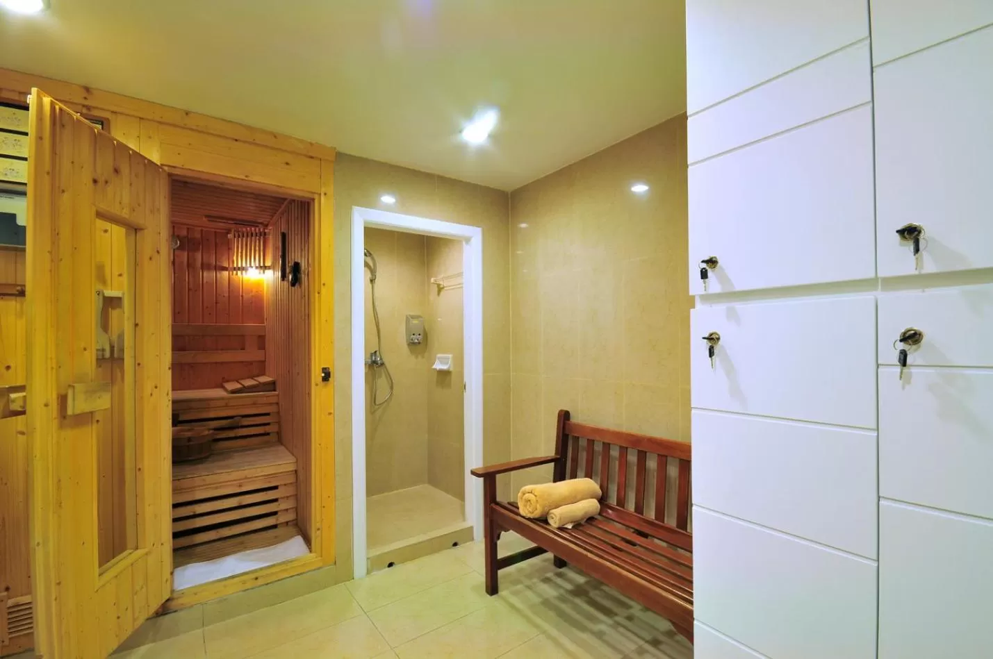 Sauna in Centre Point Plus Hotel Pratunam