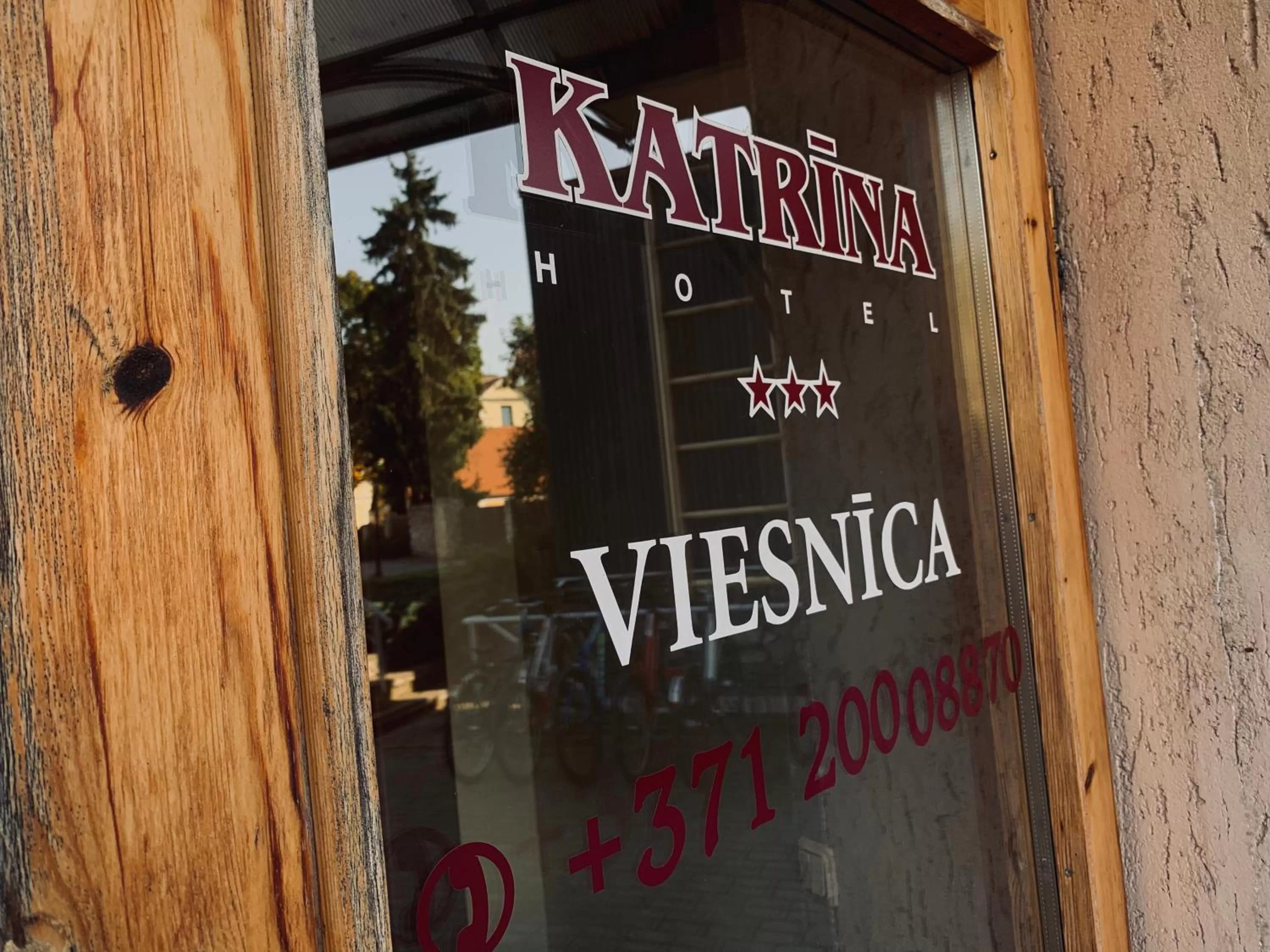 Logo/Certificate/Sign in Hotel Katrina