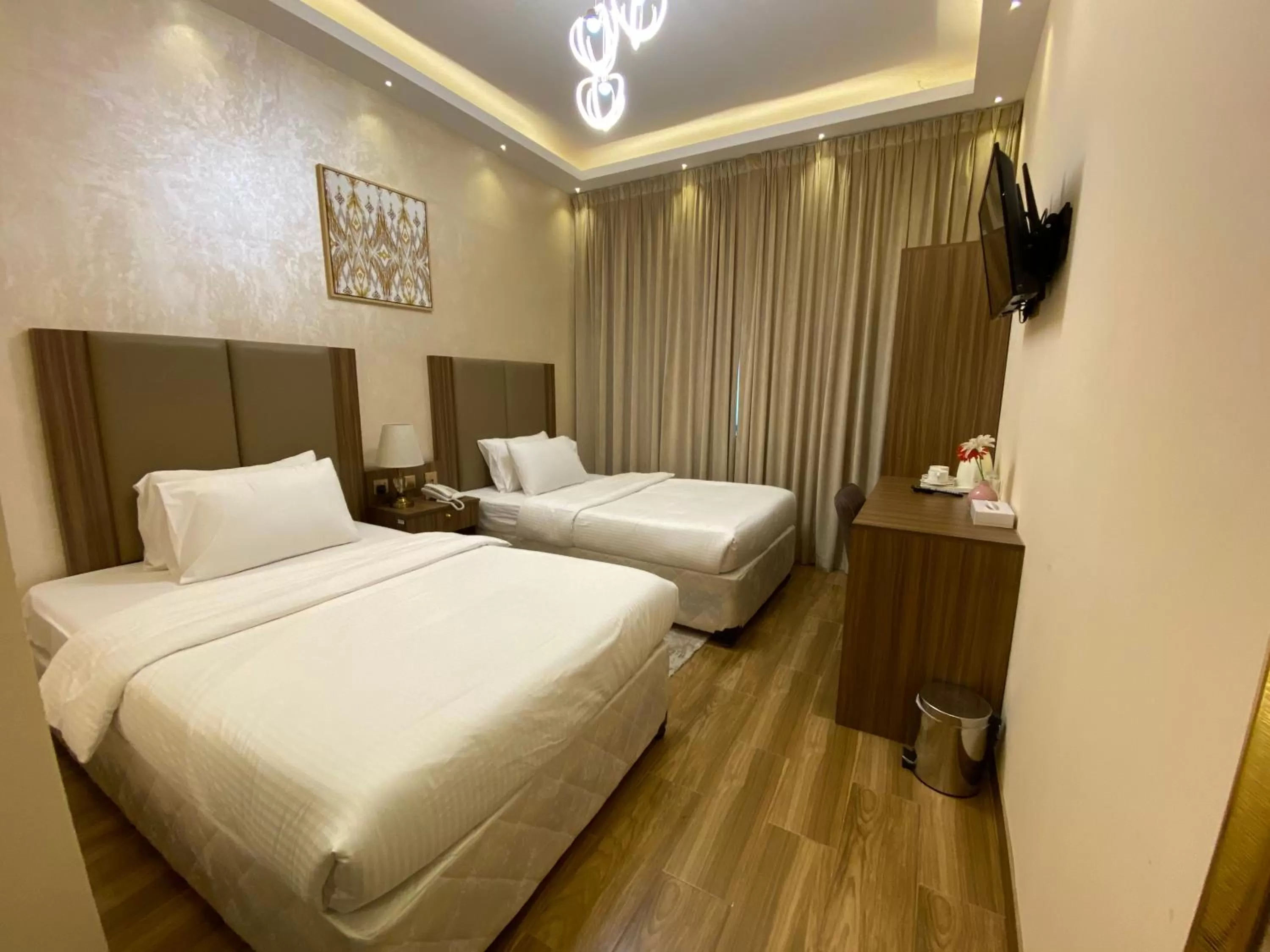 Bed in Panorama Hotel Deira