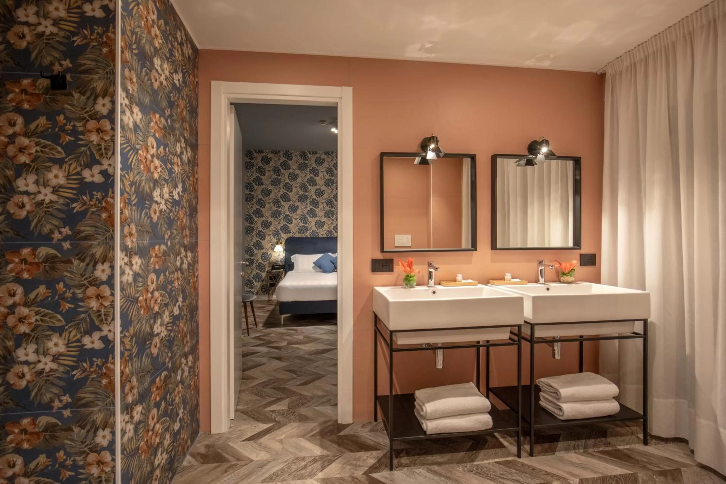 Bathroom in Bloom Hotel Rome