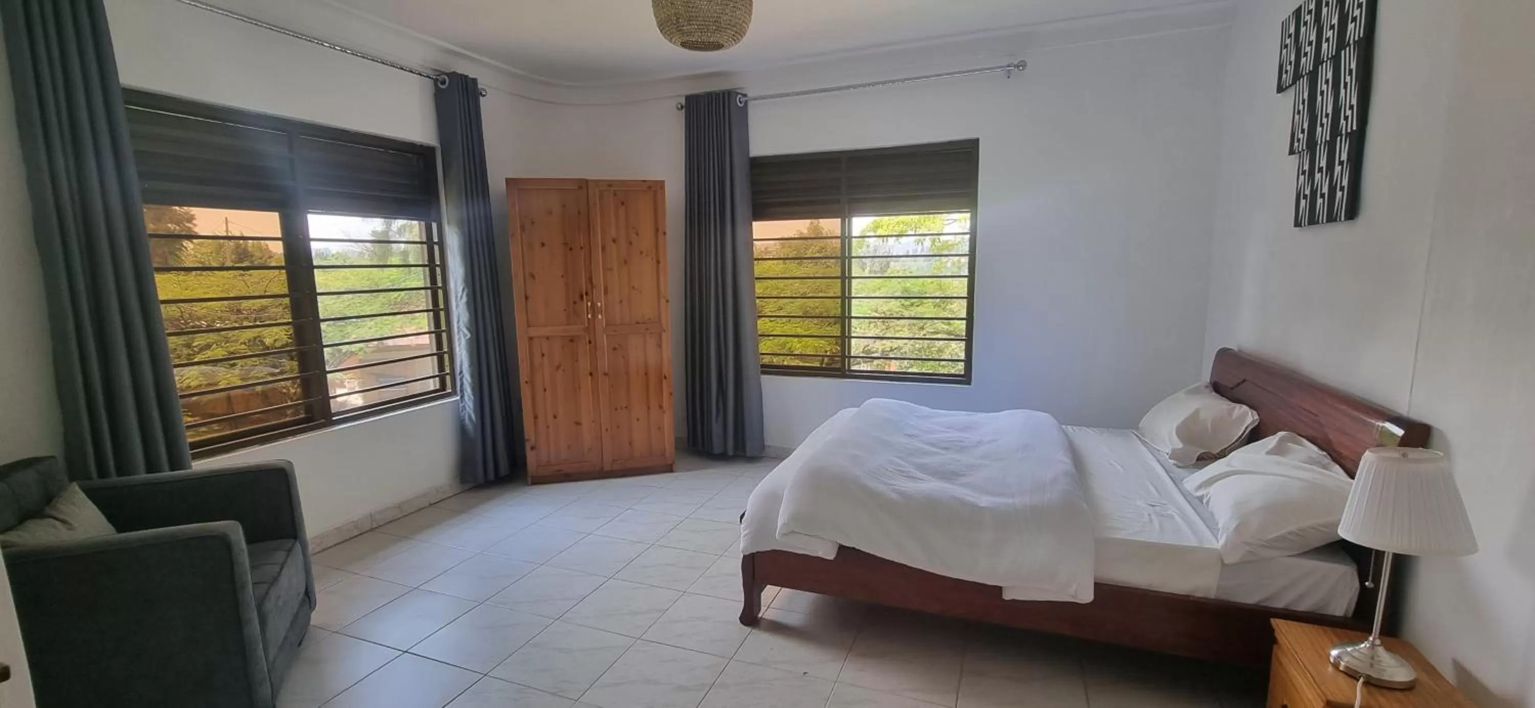 Photo of the whole room, Bed in Nature Kigali