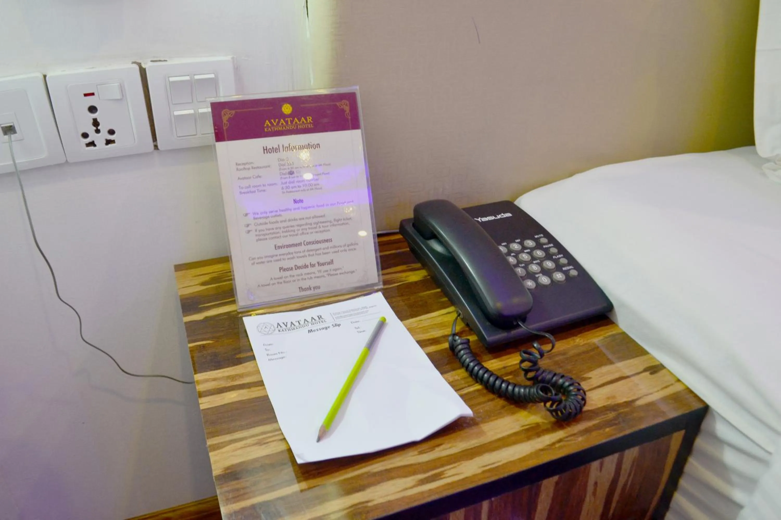 Area and facilities in Avataar Kathmandu Hotel