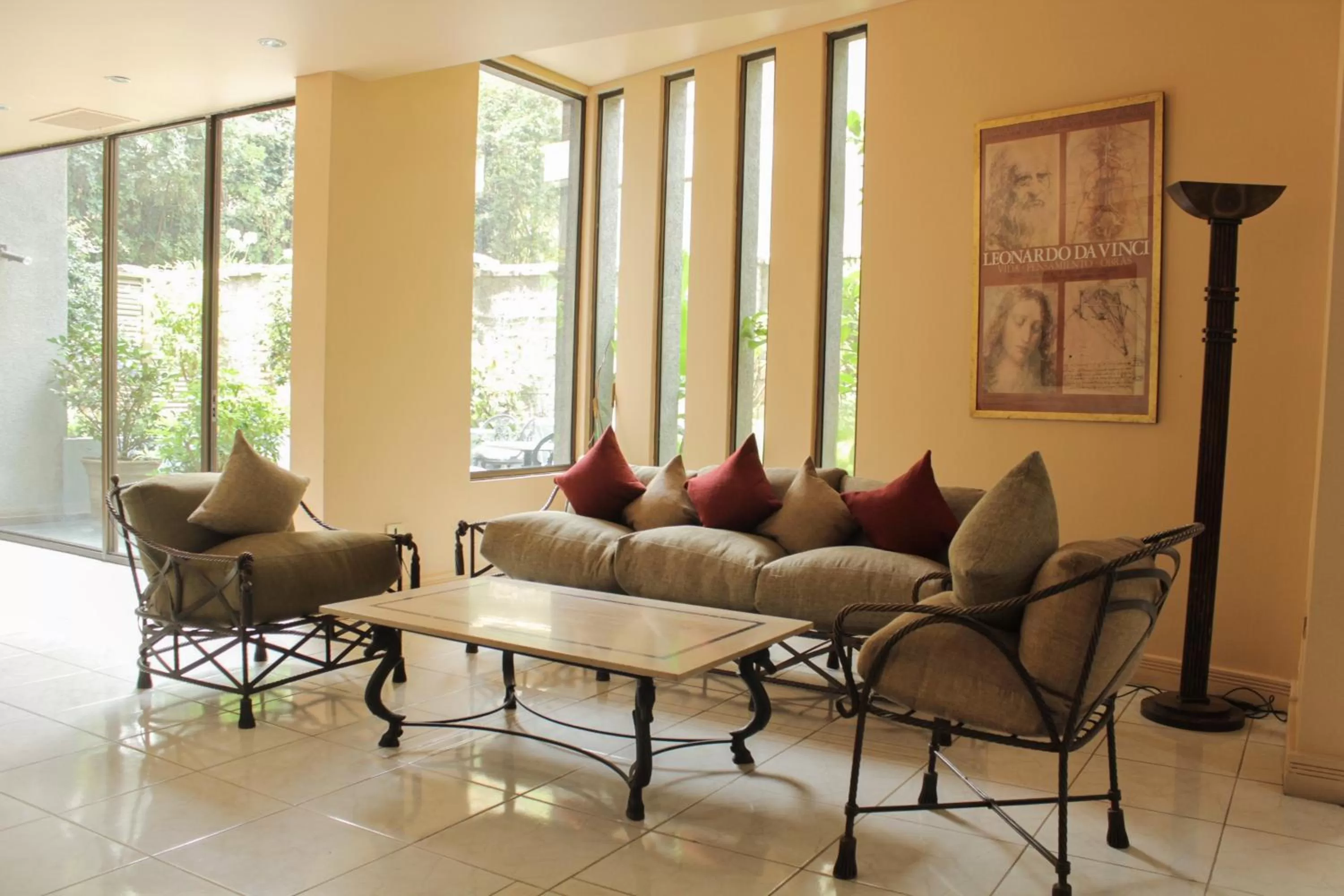 Lobby or reception in Hotel Leonardo da Vinci