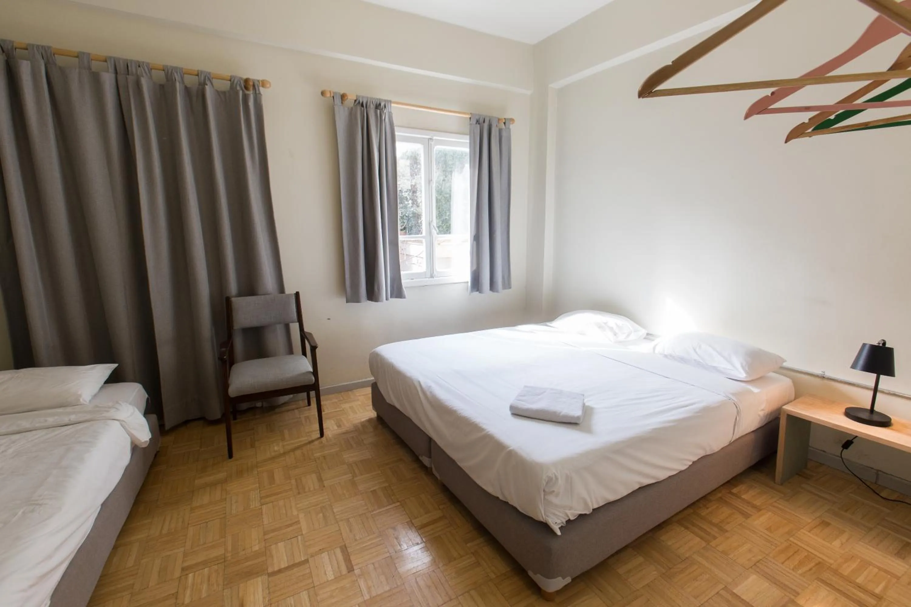 Bed in The Grand Meshmosh Hotel