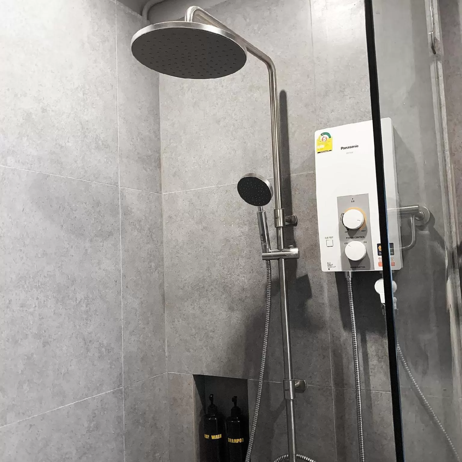 Shower in Into the town krabi