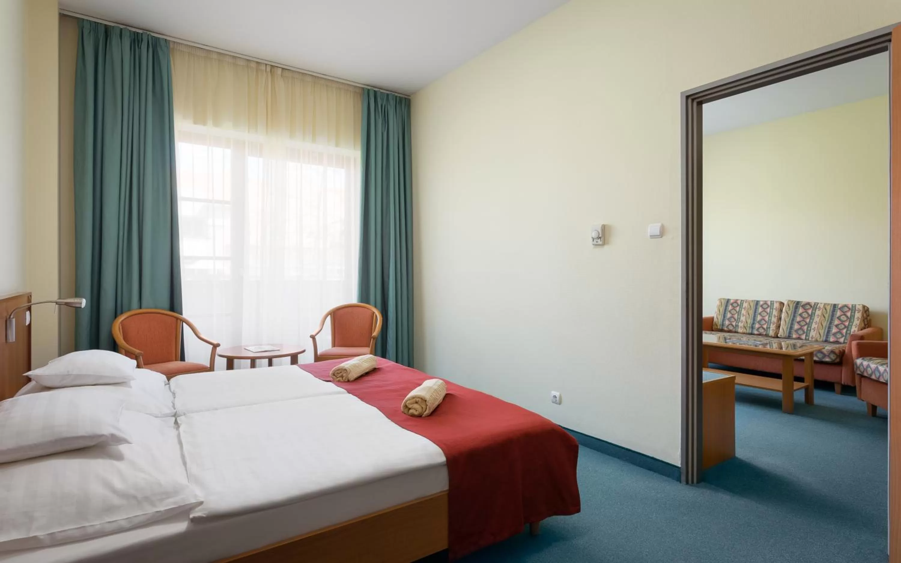 Bedroom, Bed in Hunguest Hotel Aqua Sol