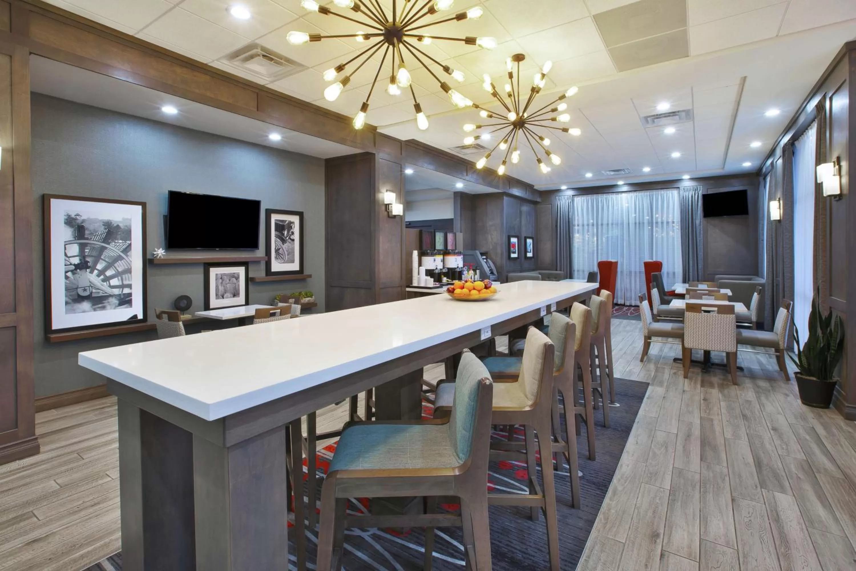 Lobby or reception in Hampton Inn by Hilton Detroit Dearborn, MI