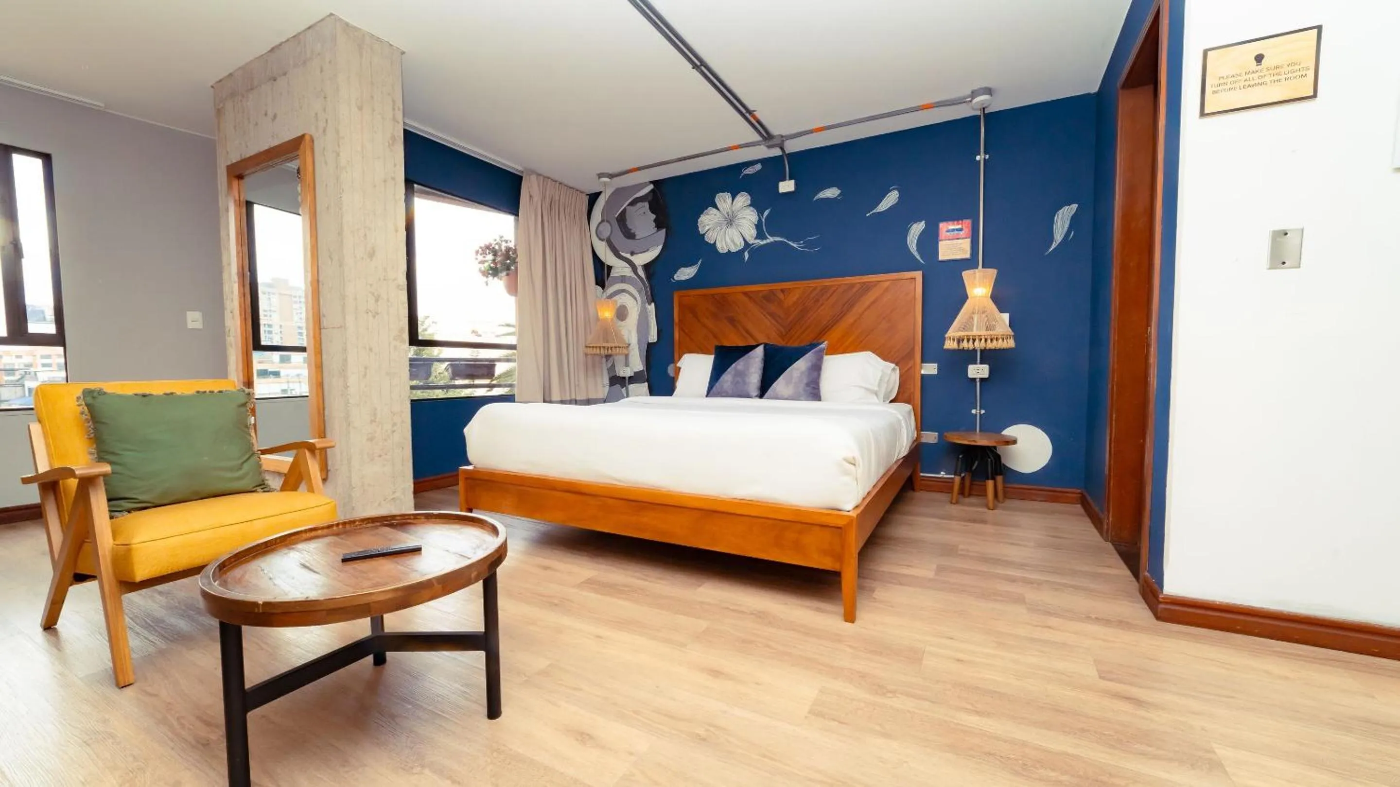 Bed in Selina Chapinero Bogota