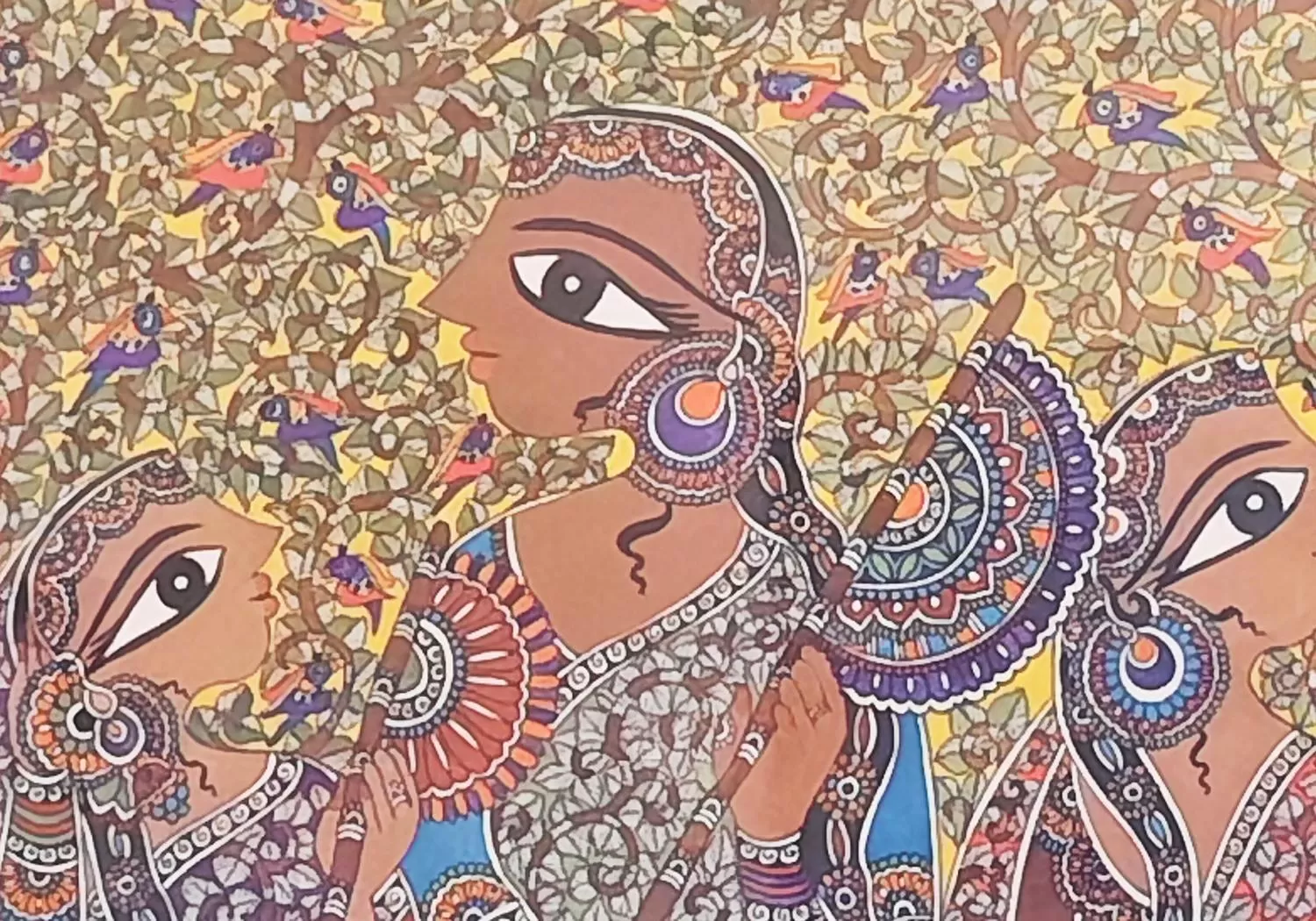 Decorative detail in Saratha Vilas Chettinad