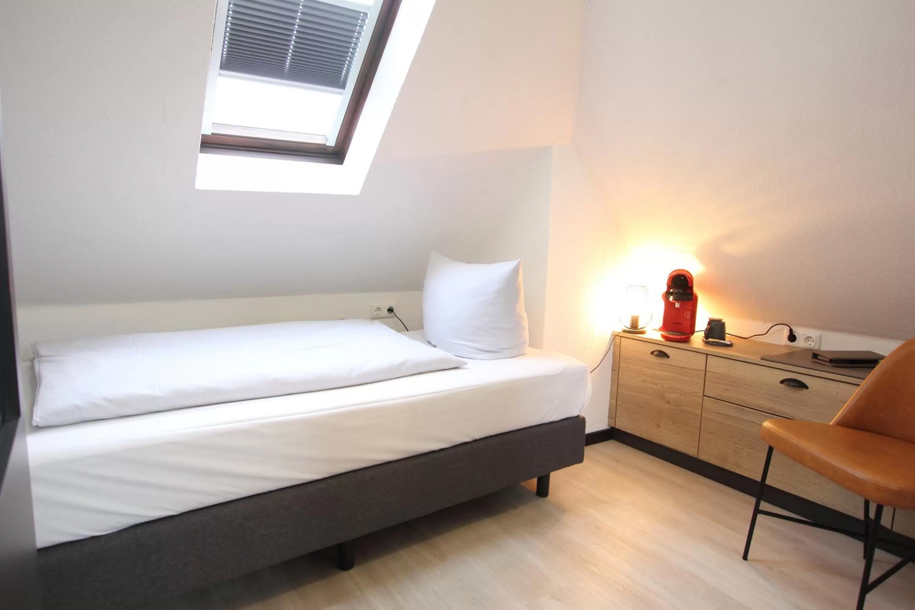 Bed in zeitlos Hotel und Restaurant am Fuchsbach