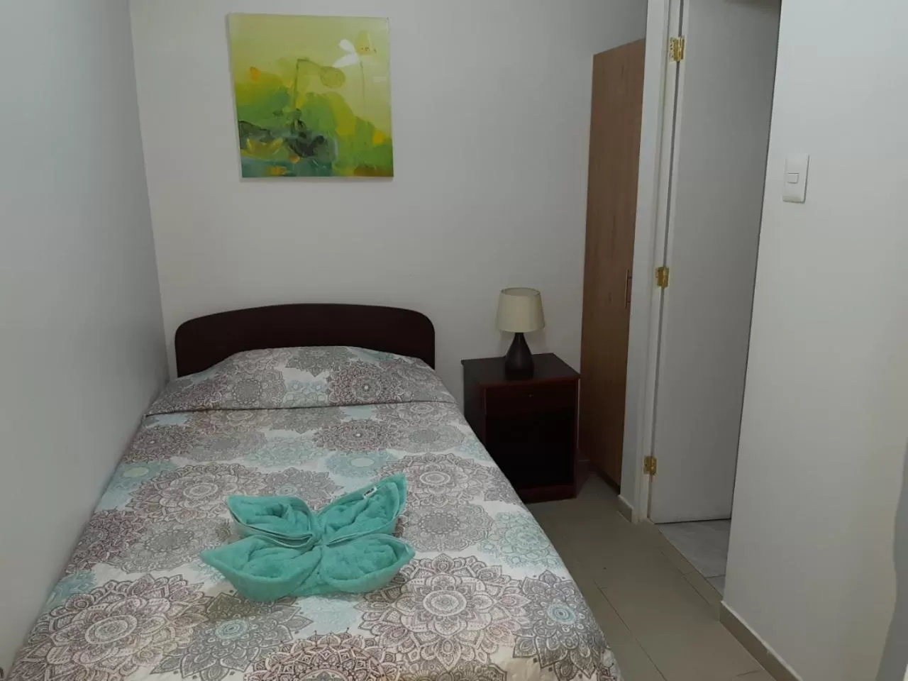 Bed in Hostal D' Silvia