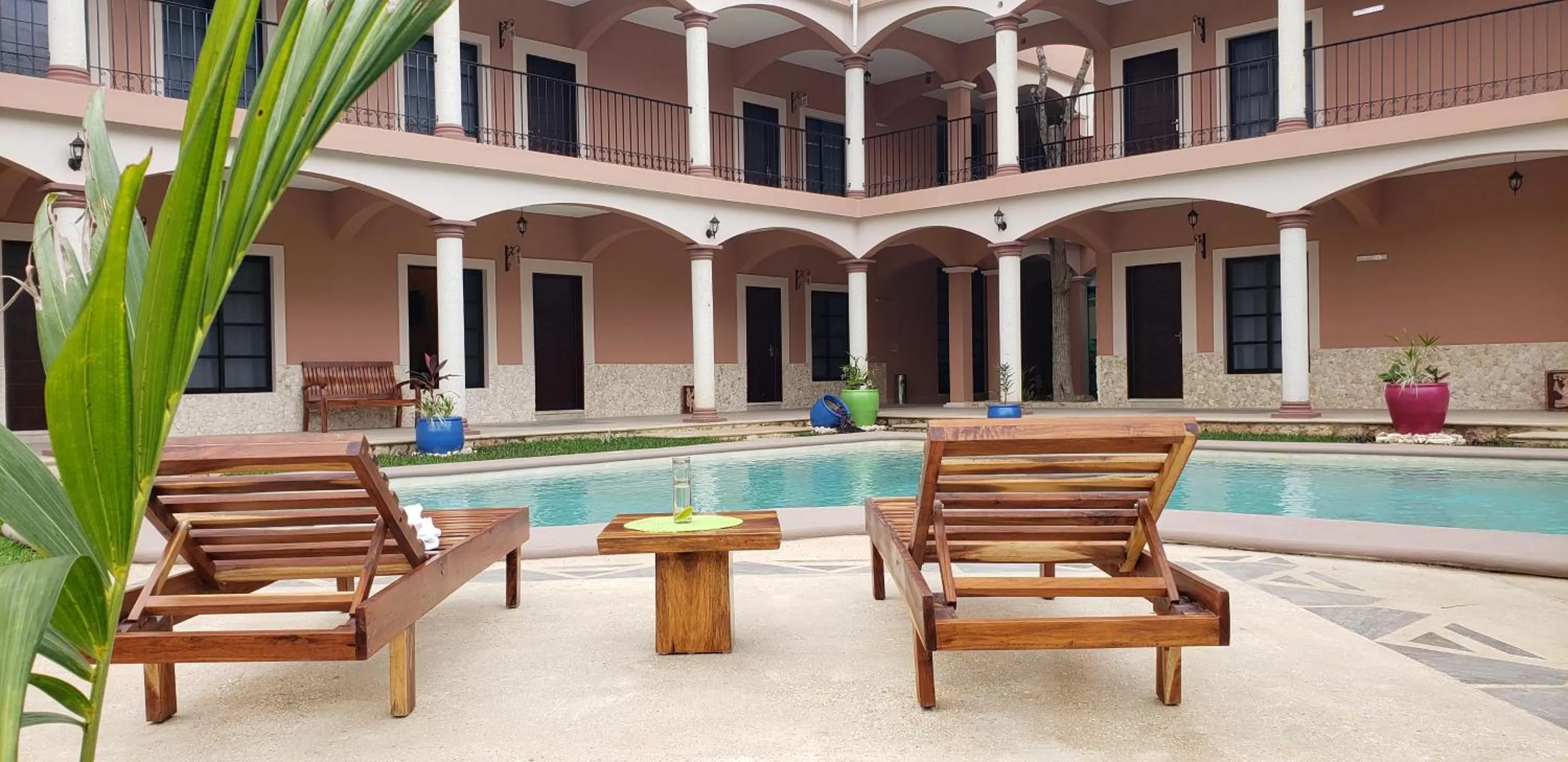 Patio in Hotel Los Frailes, Valladolid, Yucatán