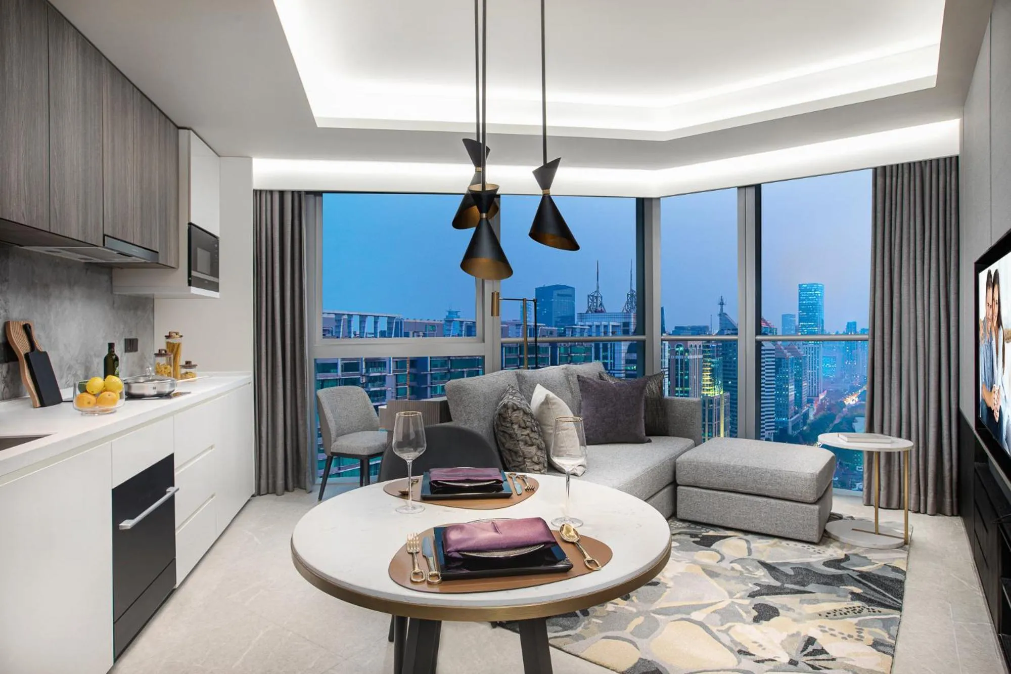 Living room in Ascott ICC Guangzhou