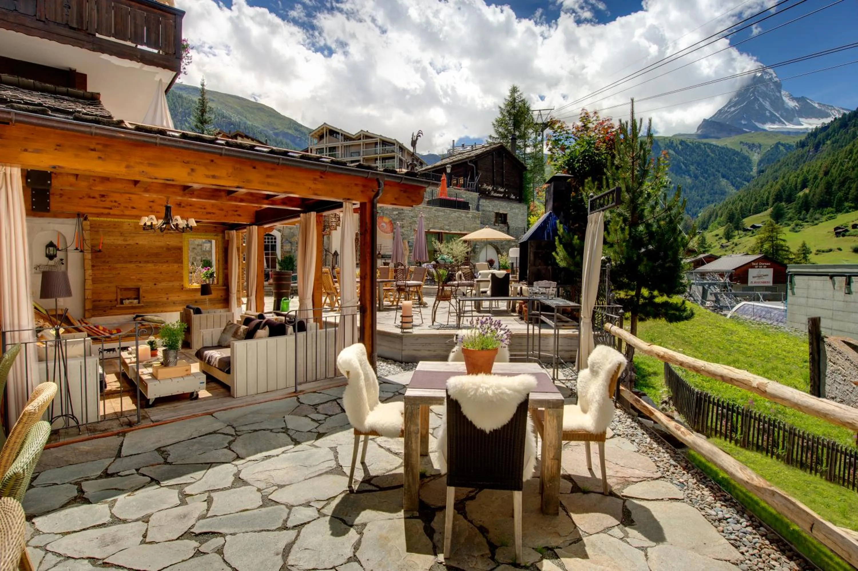 Garden in Hotel Berghof