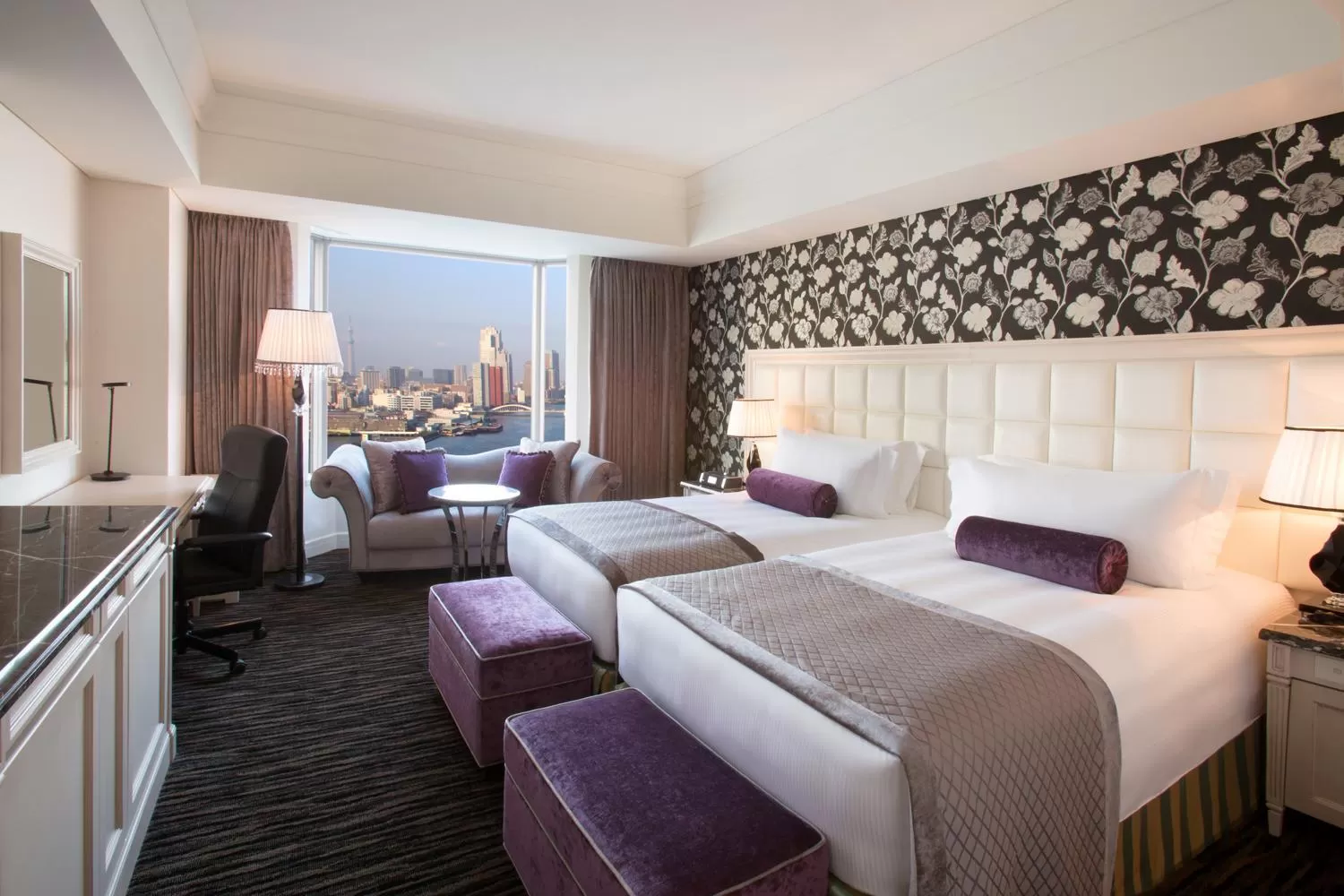 Bed in InterContinental Tokyo Bay by IHG