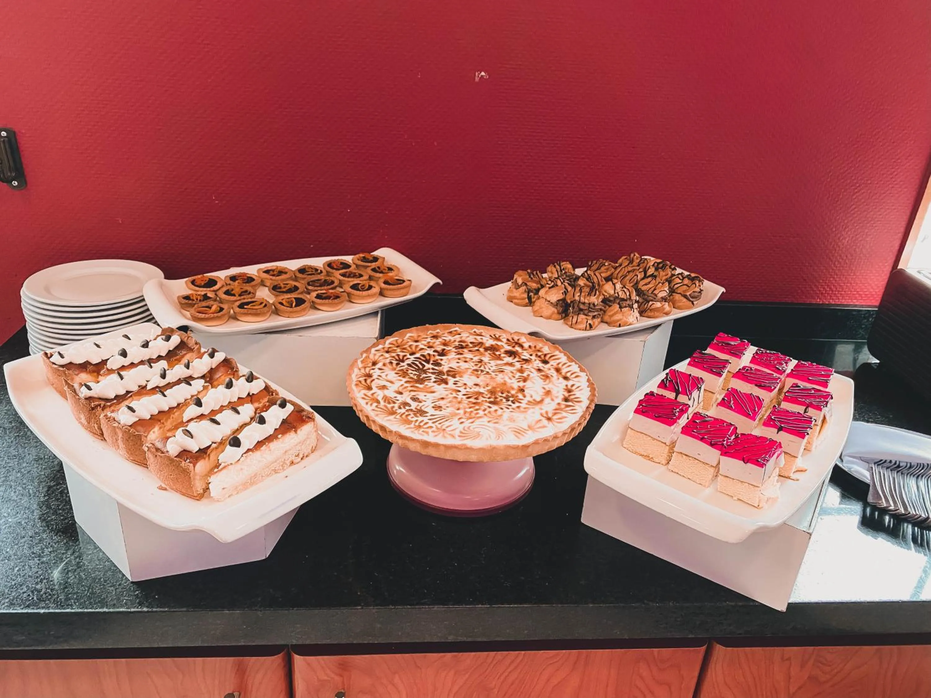 Buffet breakfast in Hotel Diego de Almagro Coyhaique