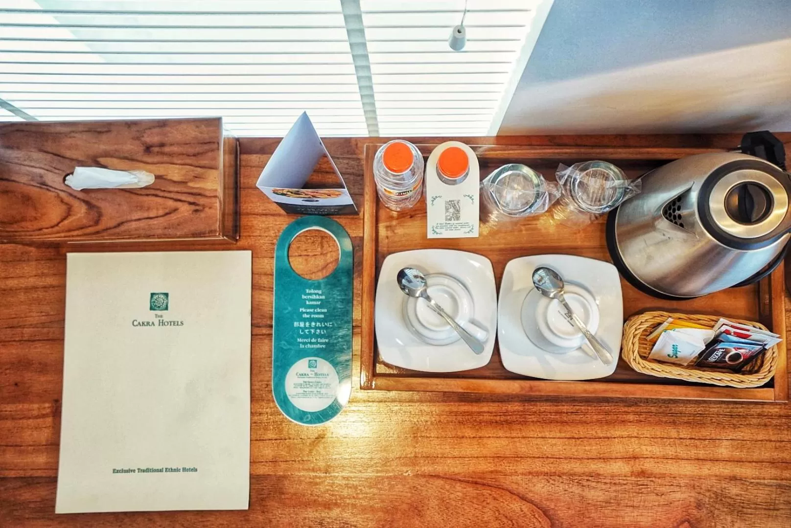 Coffee/tea facilities in The Cakra Hotel