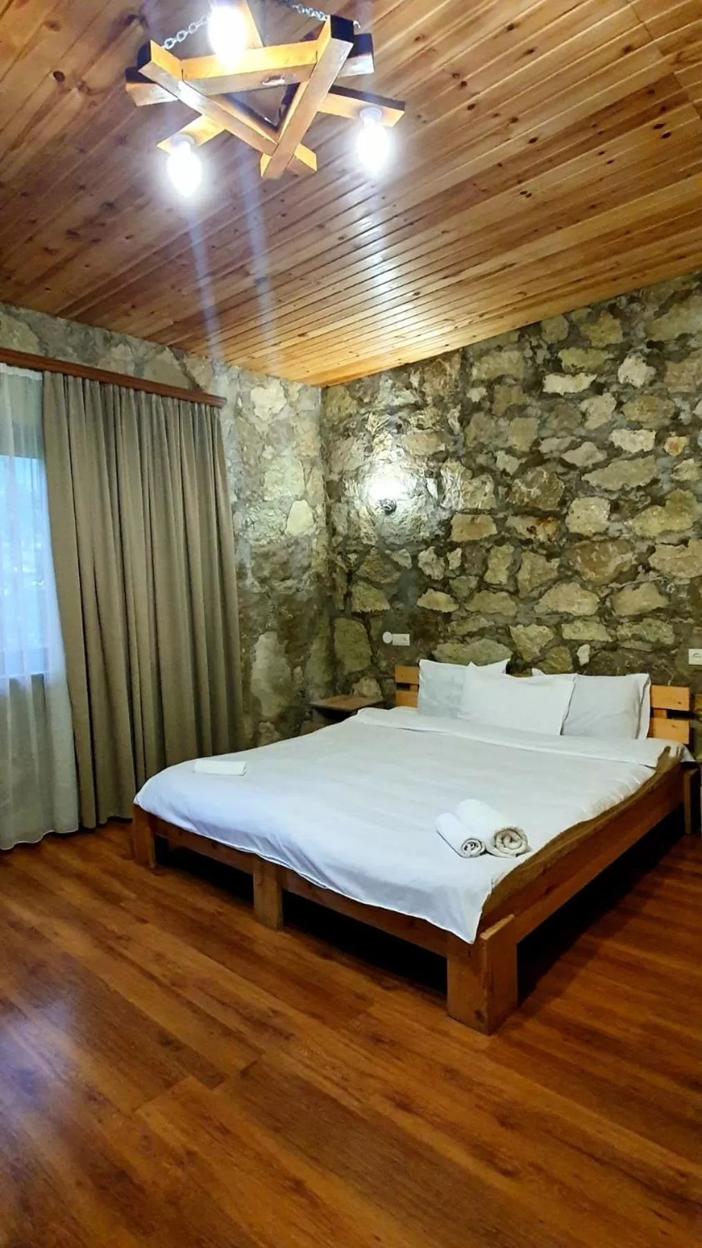 Bed in Guest House Ijevan's Garden