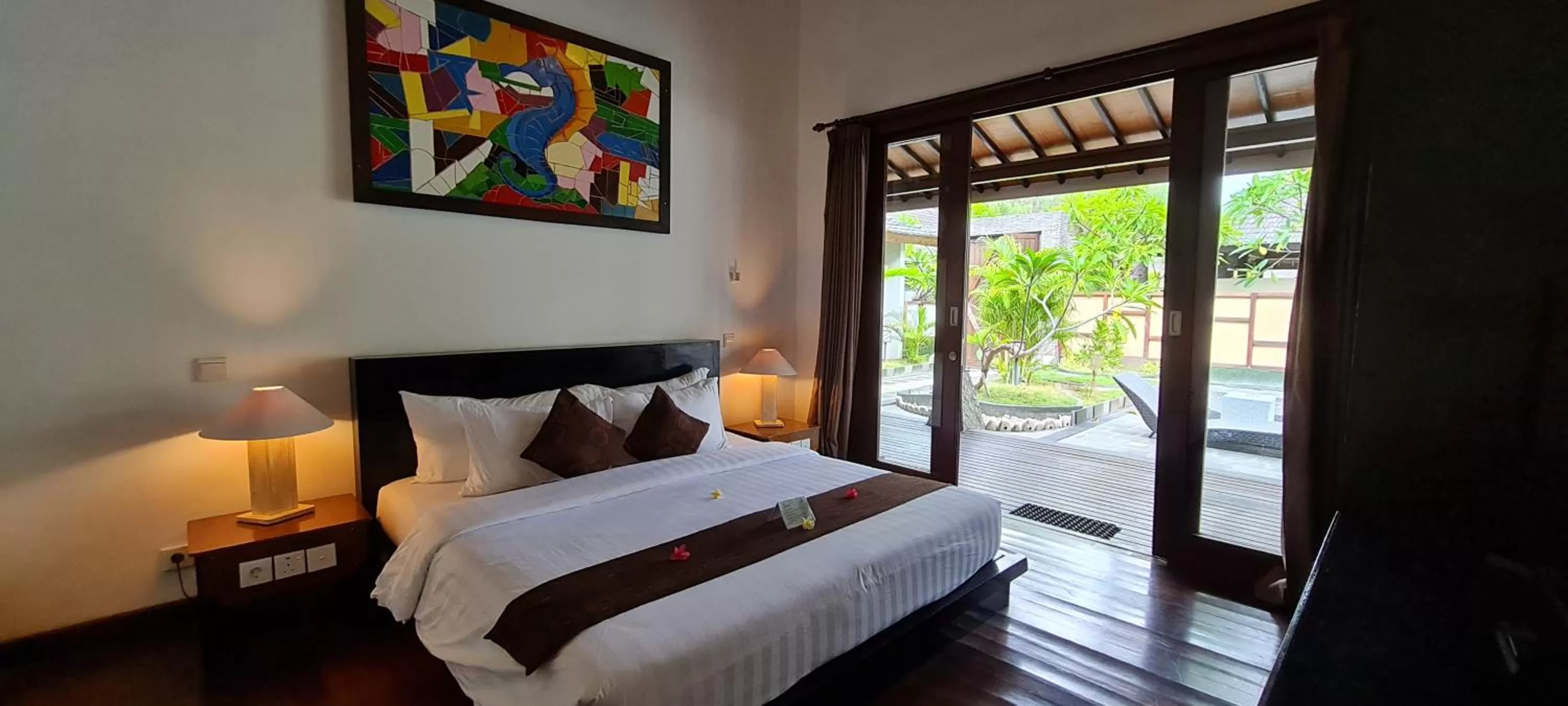 Bedroom, Bed in The Trawangan Resort