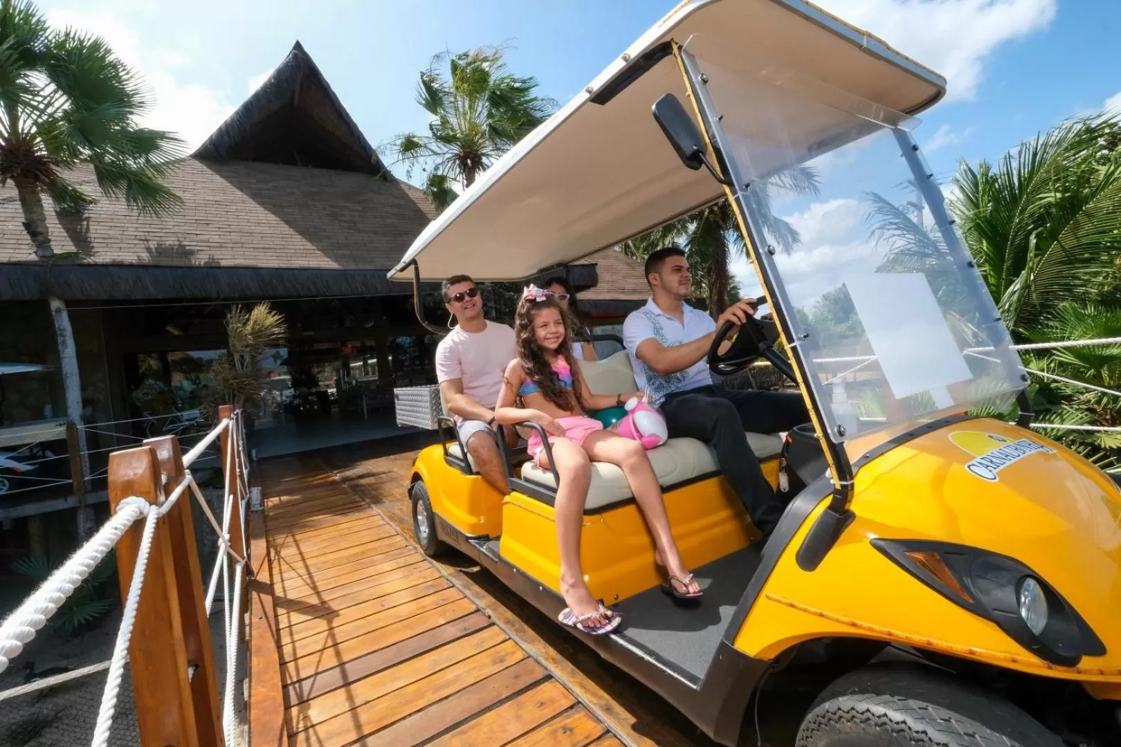 People in Carnaubinha Praia Resort