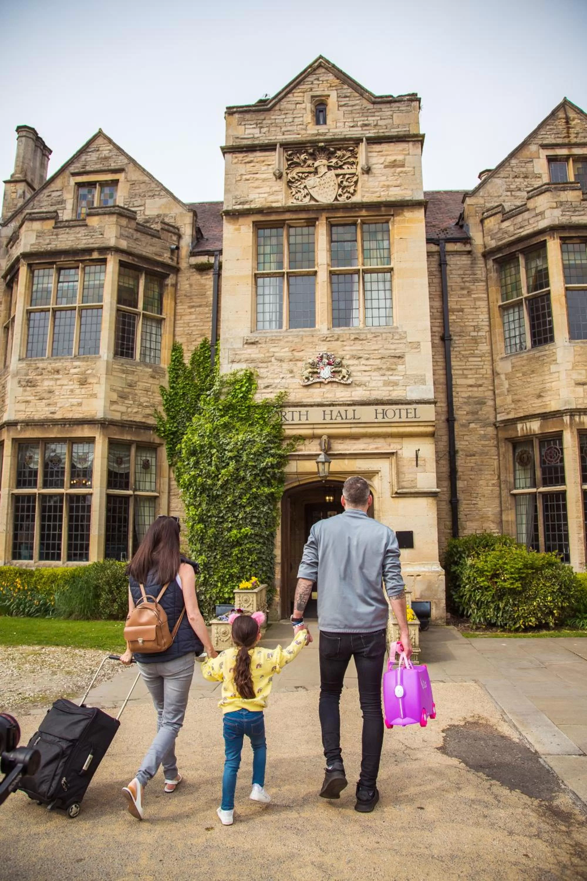 Family in Redworth Hall Hotel- Part of the Cairn Collection
