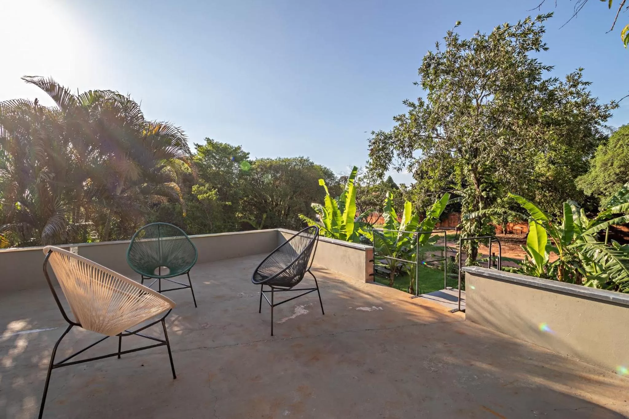 Balcony/Terrace in Suítes no Quintal