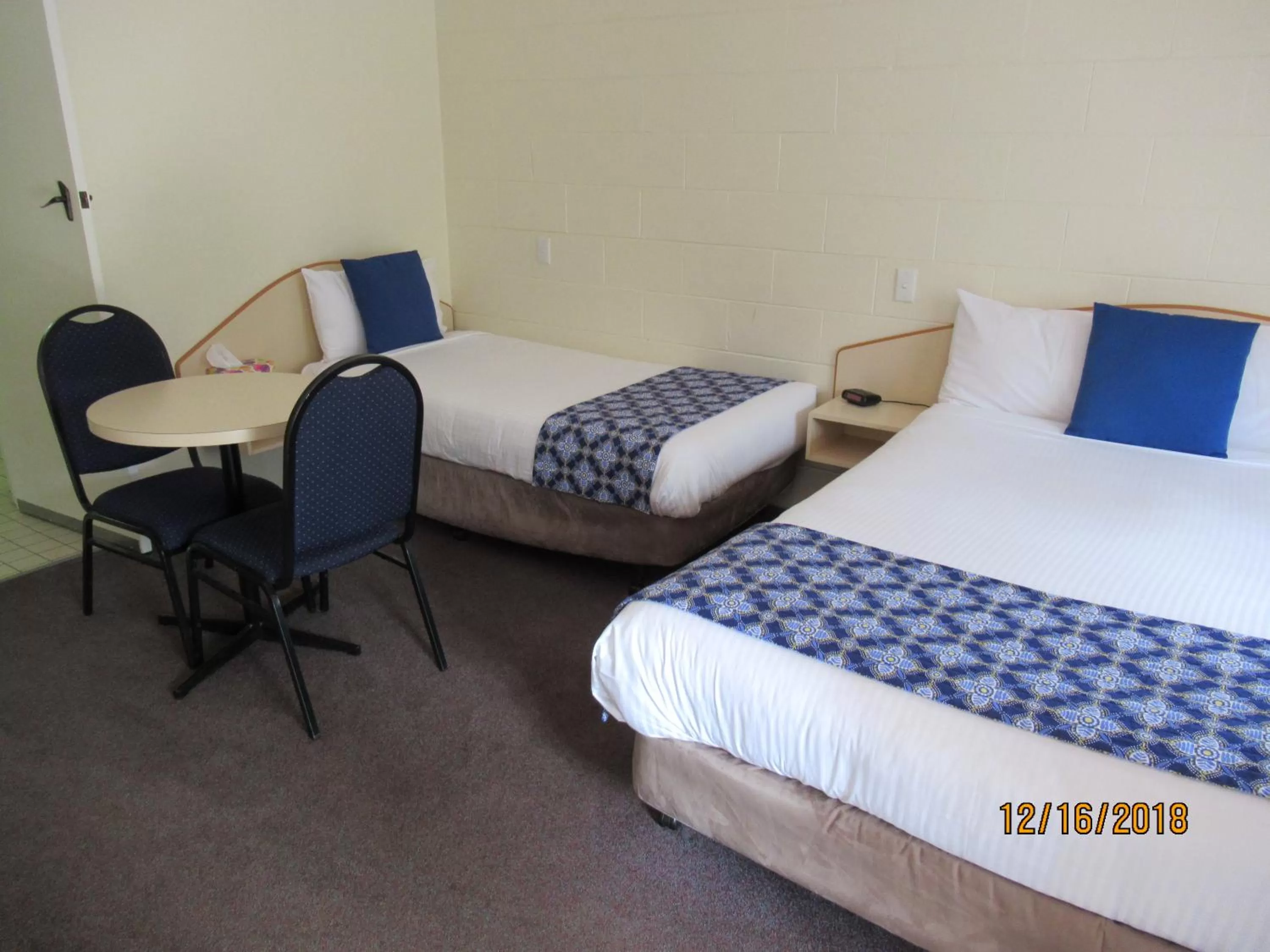 Bed in Moruya Motel