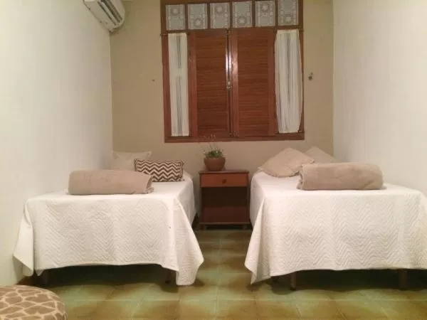 Bed in Pousada Nossa Terra