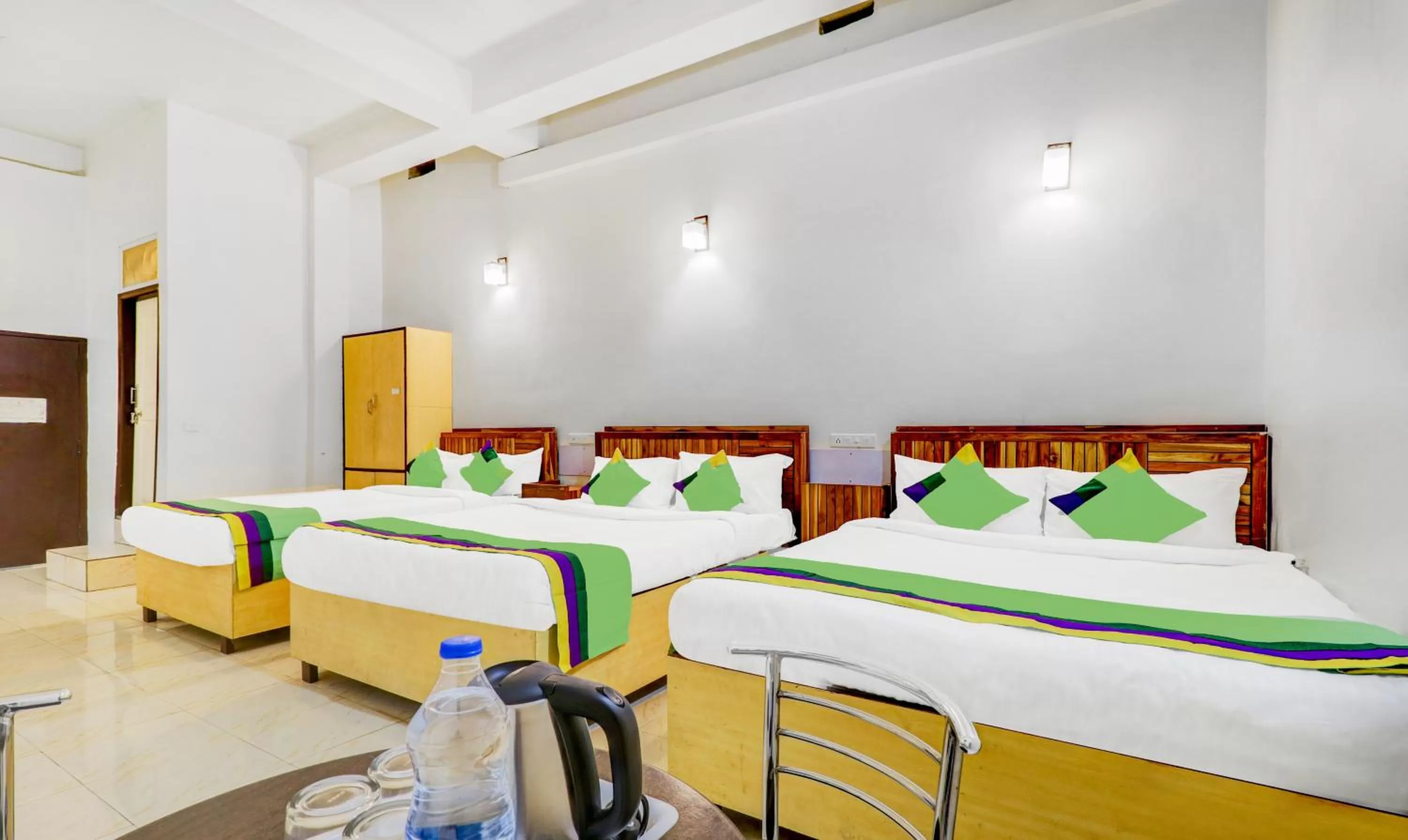 Bed in Treebo Benaka Residency