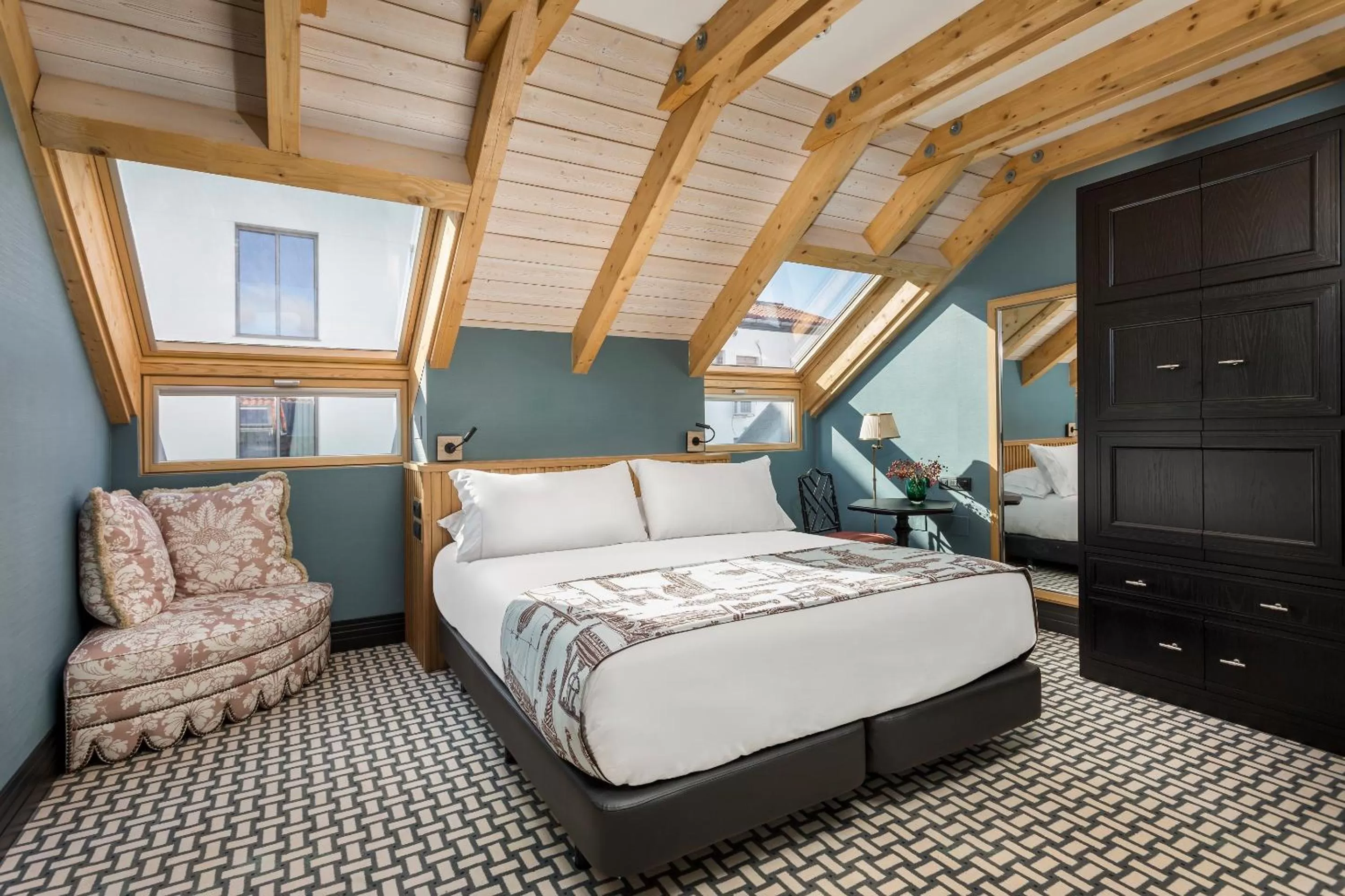 Bed in Room Mate Collection Alba, Madrid