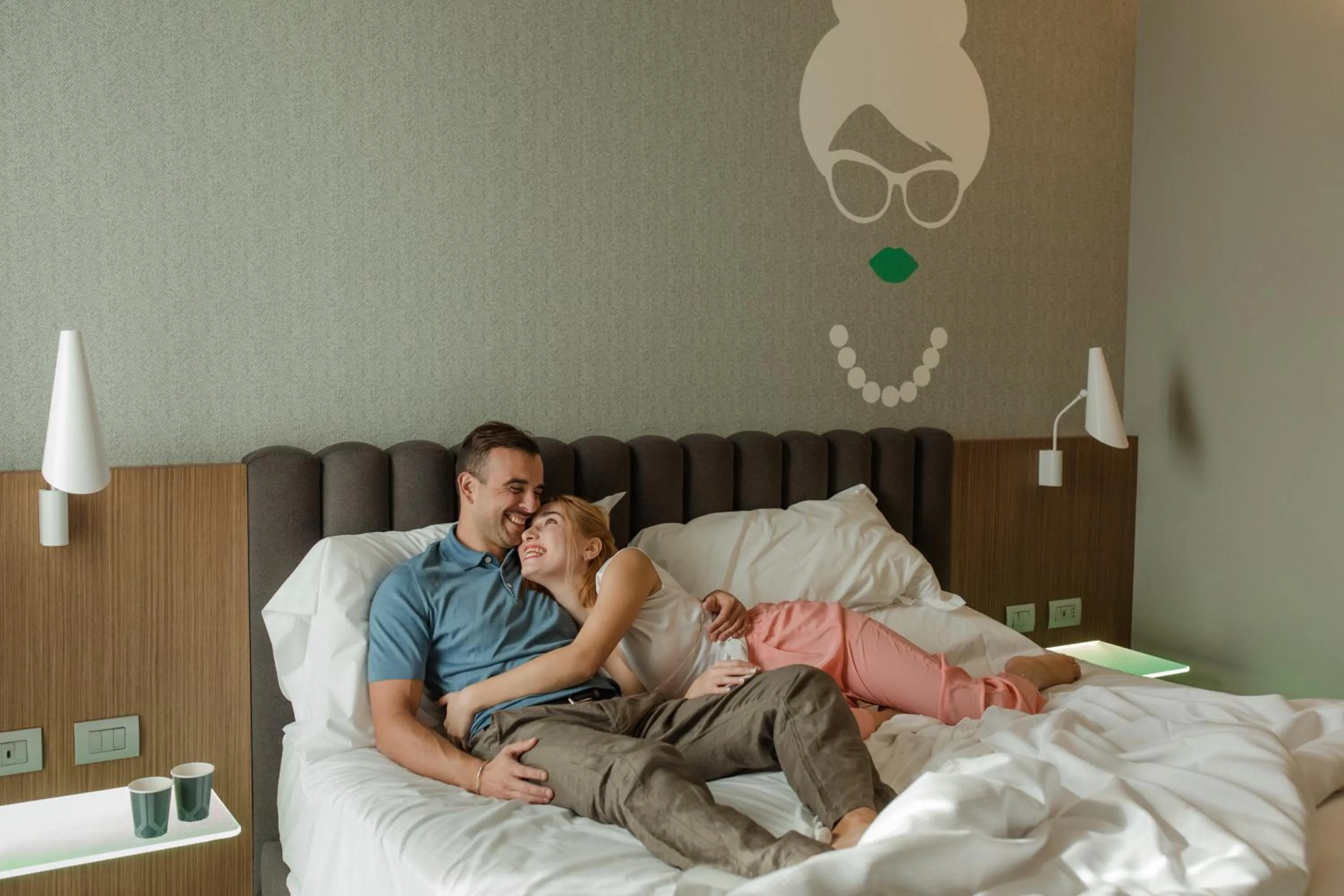 Bed in G Hotel Pescara