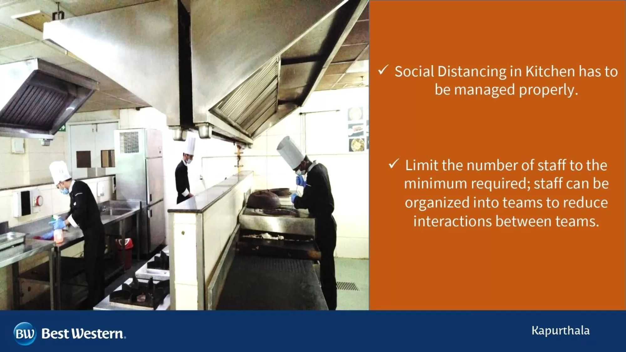 Staff in Best Western Kapurthala