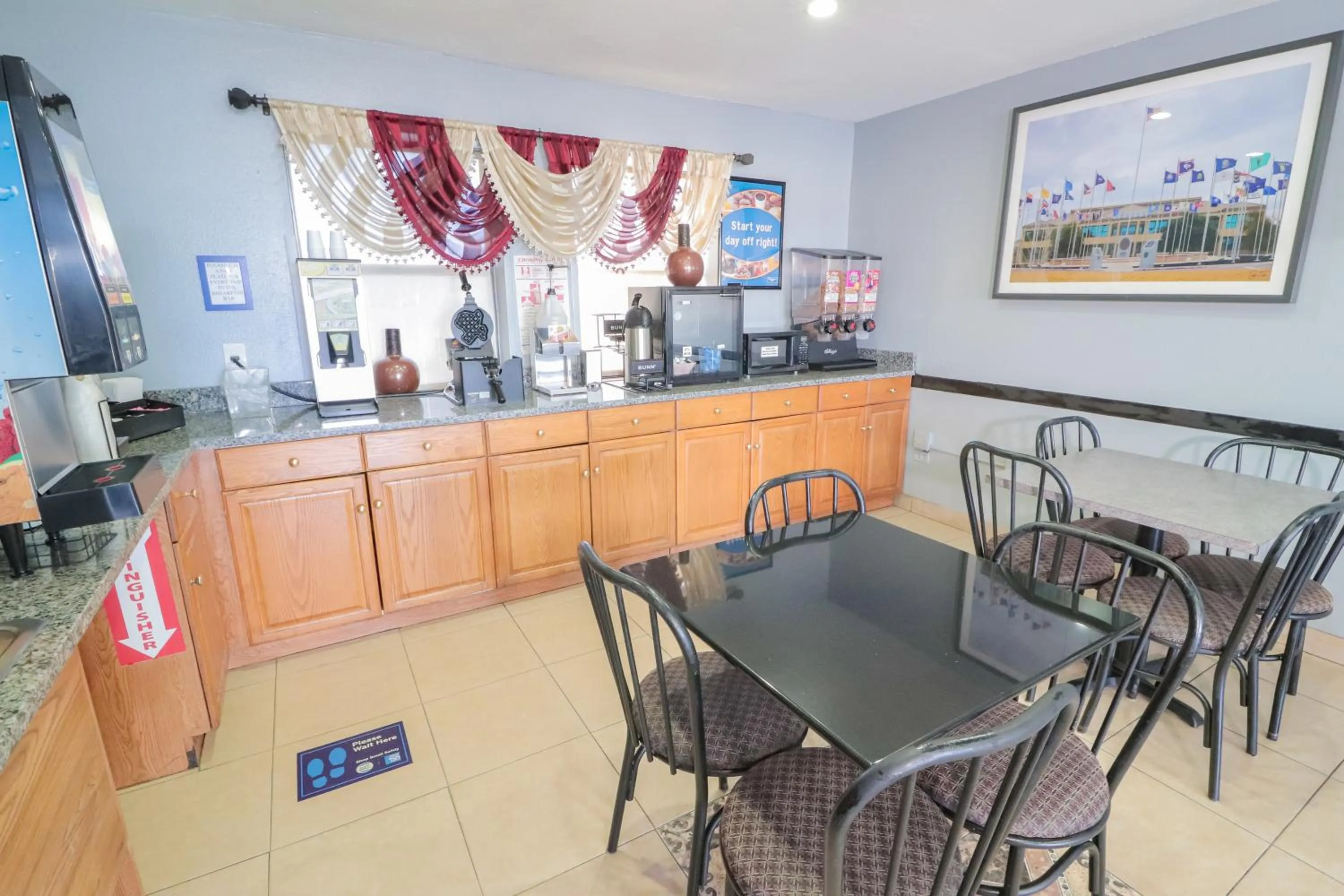 Breakfast in Rodeway Inn San Antonio Lackland AFB - SeaWorld