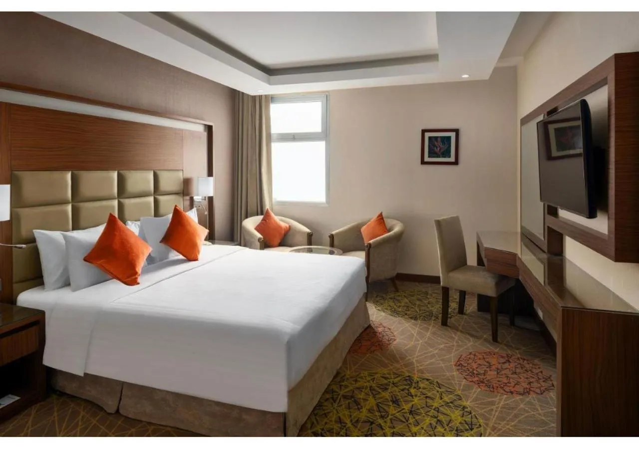 Photo of the whole room, Bed in Mena Hotel Nasiriah Riyadh