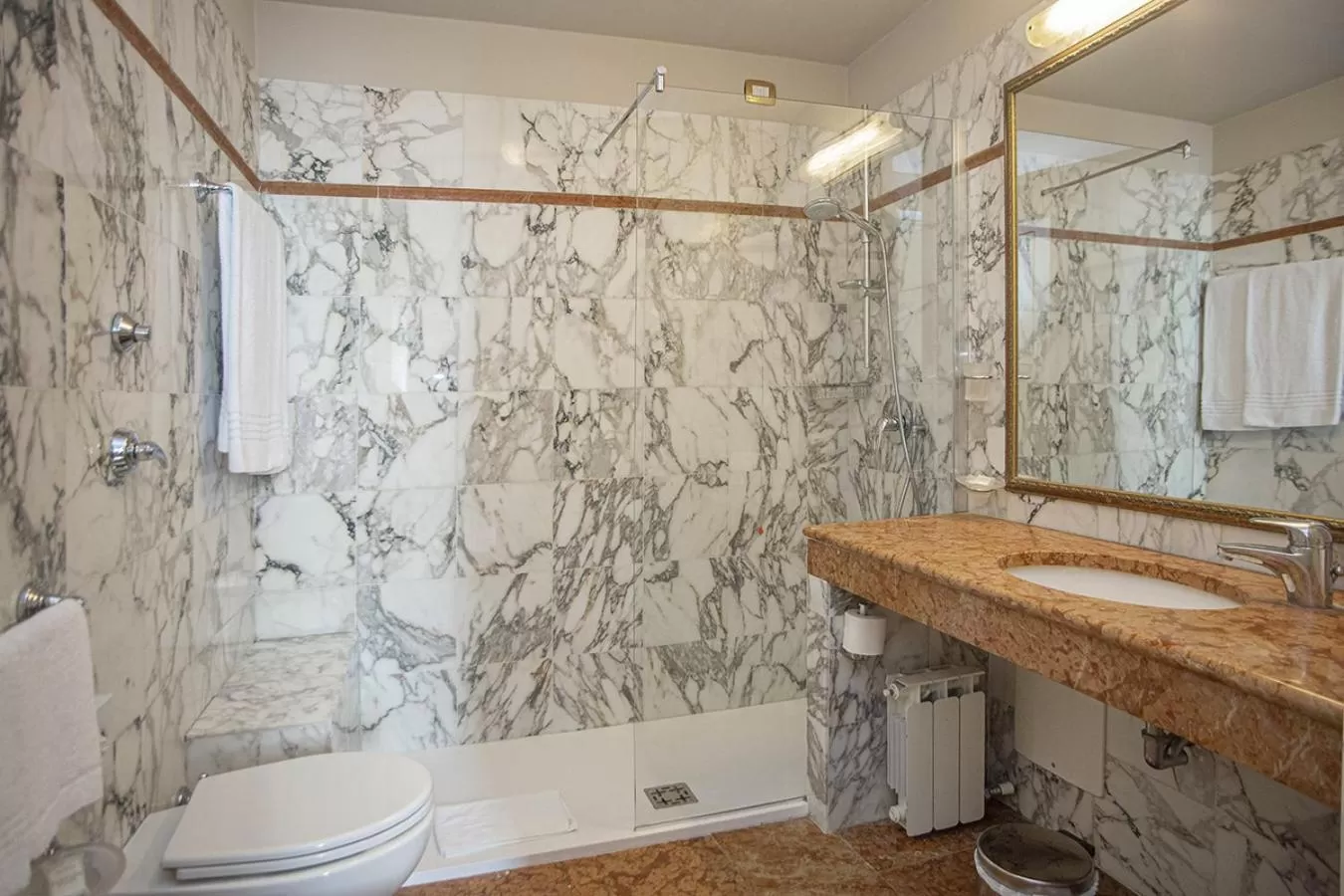 Shower in Hotel Donatello