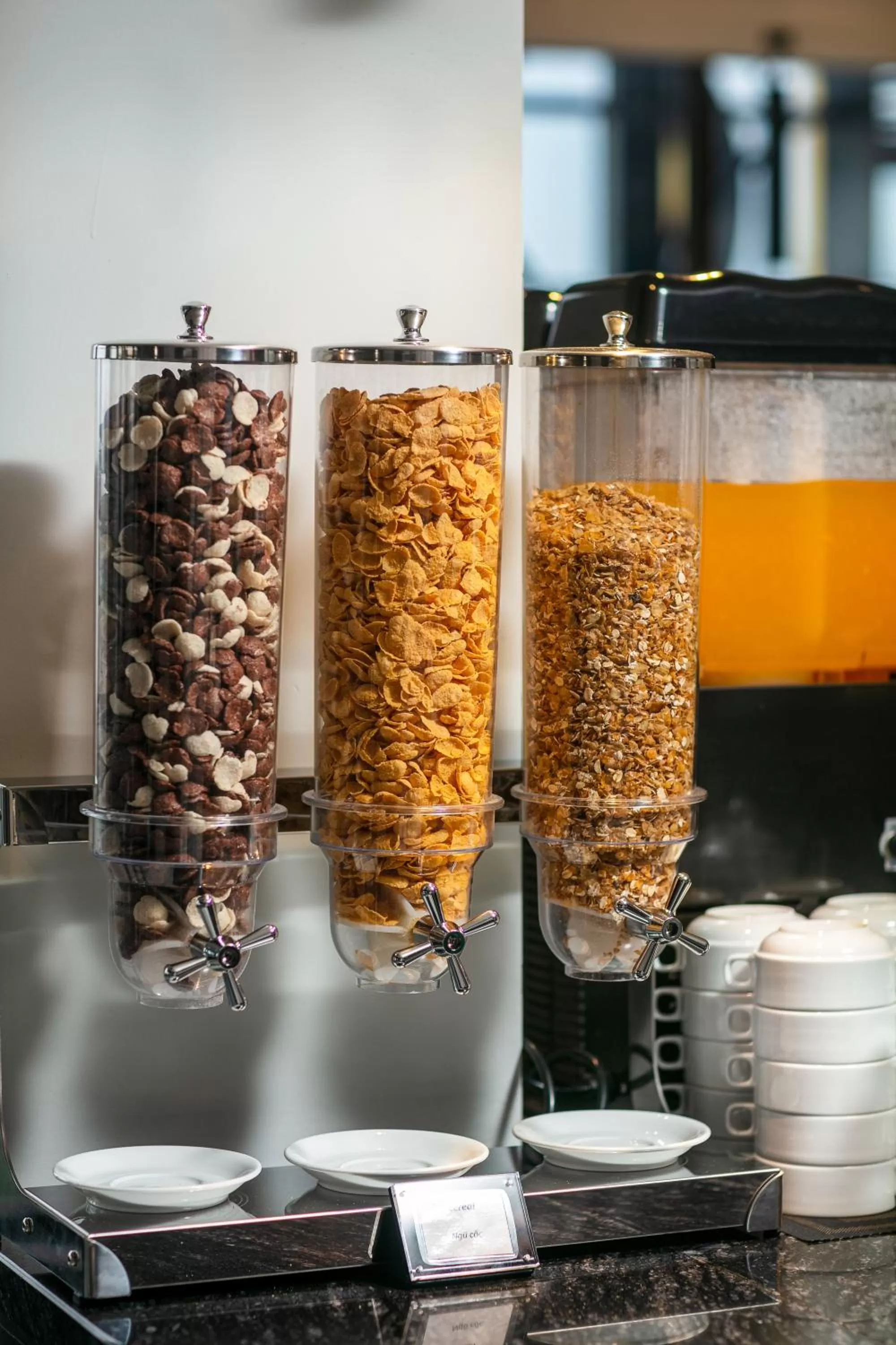 Buffet breakfast in MAY DE VILLE Lakeside Hotel