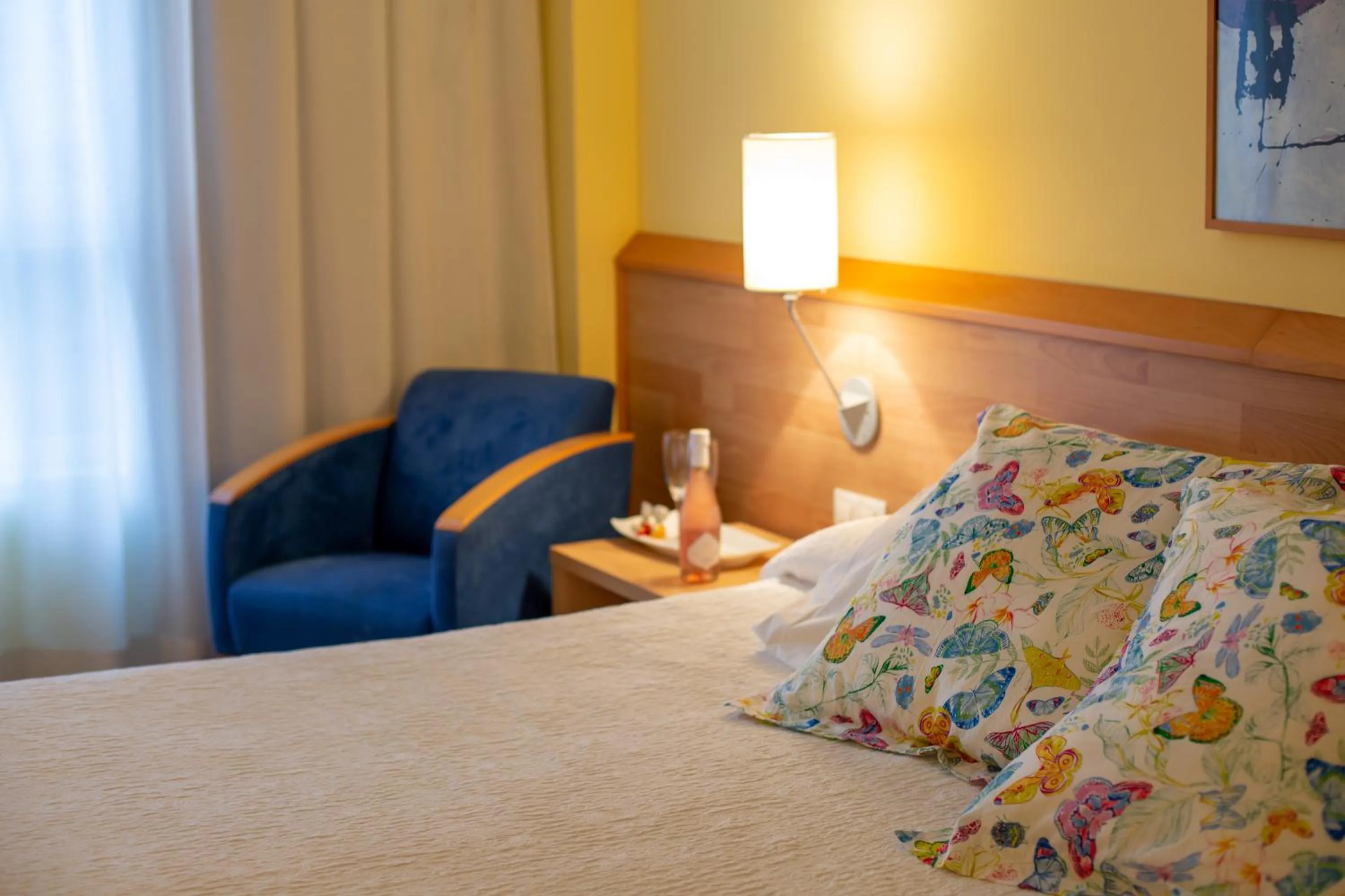 Bed in Flag Hotel Valencia